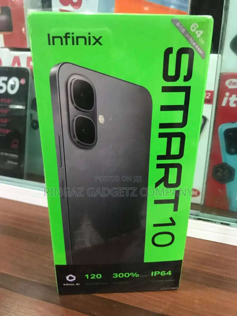 New Infinix Smart 10 64 GB Black