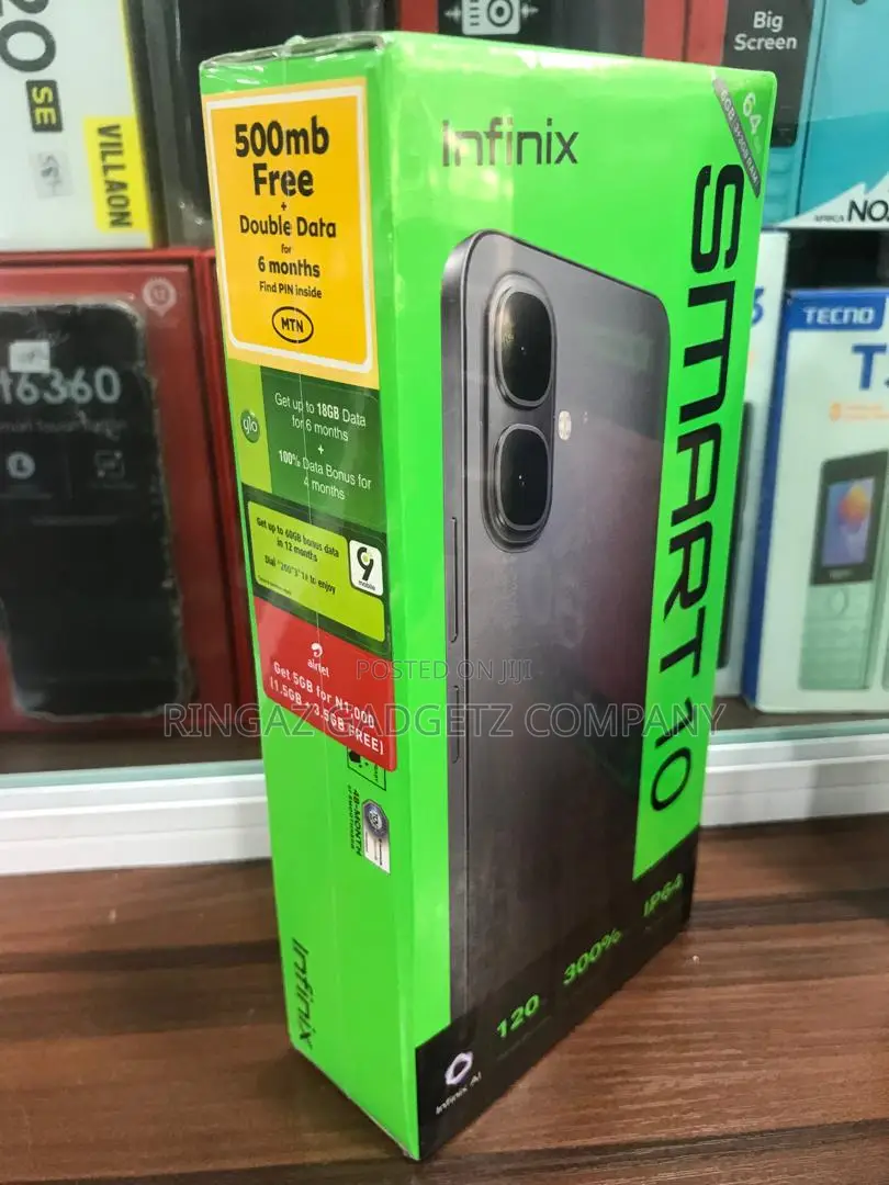 New Infinix Smart 10 64 GB Black