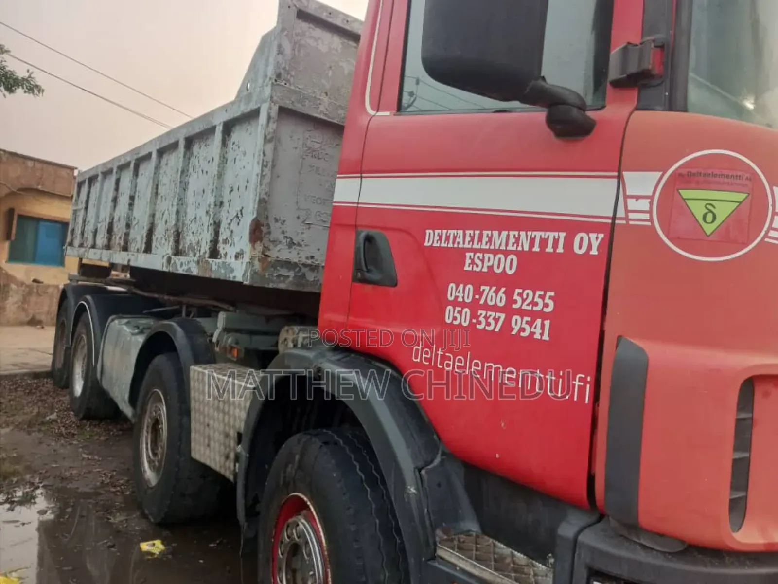 Foreign Used Scania Tipper 12 Tyres