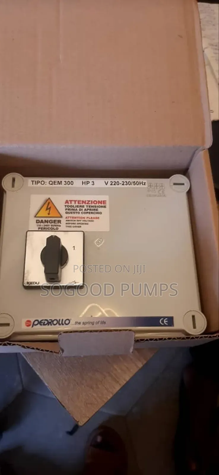 Pedrollo Submersible Pump Type 2 2.2kw/3hp Single Phase