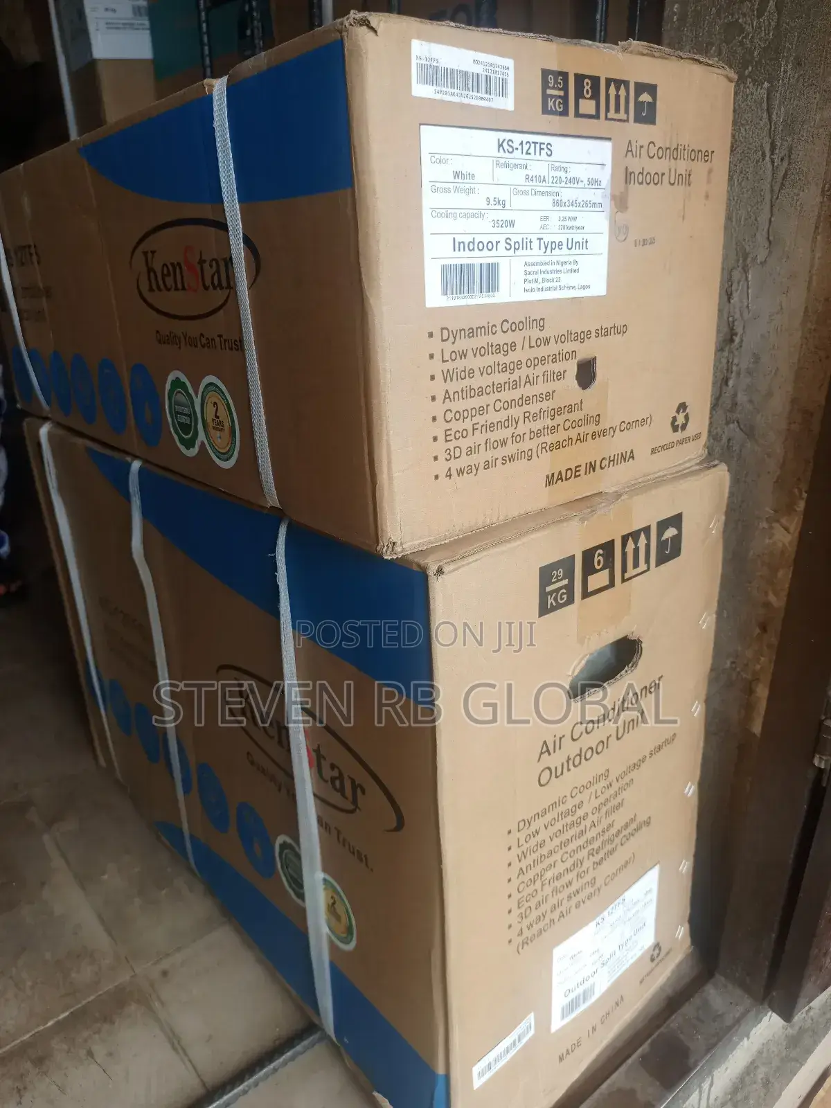 Kenstar 1.5hp Split Air Conditioner Ks-12tfs
