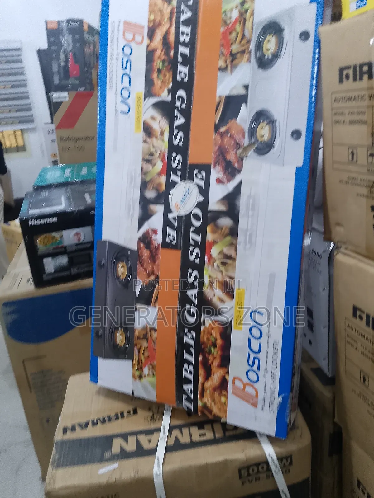 Boscon 2-Burner Table Top Gas Cooker