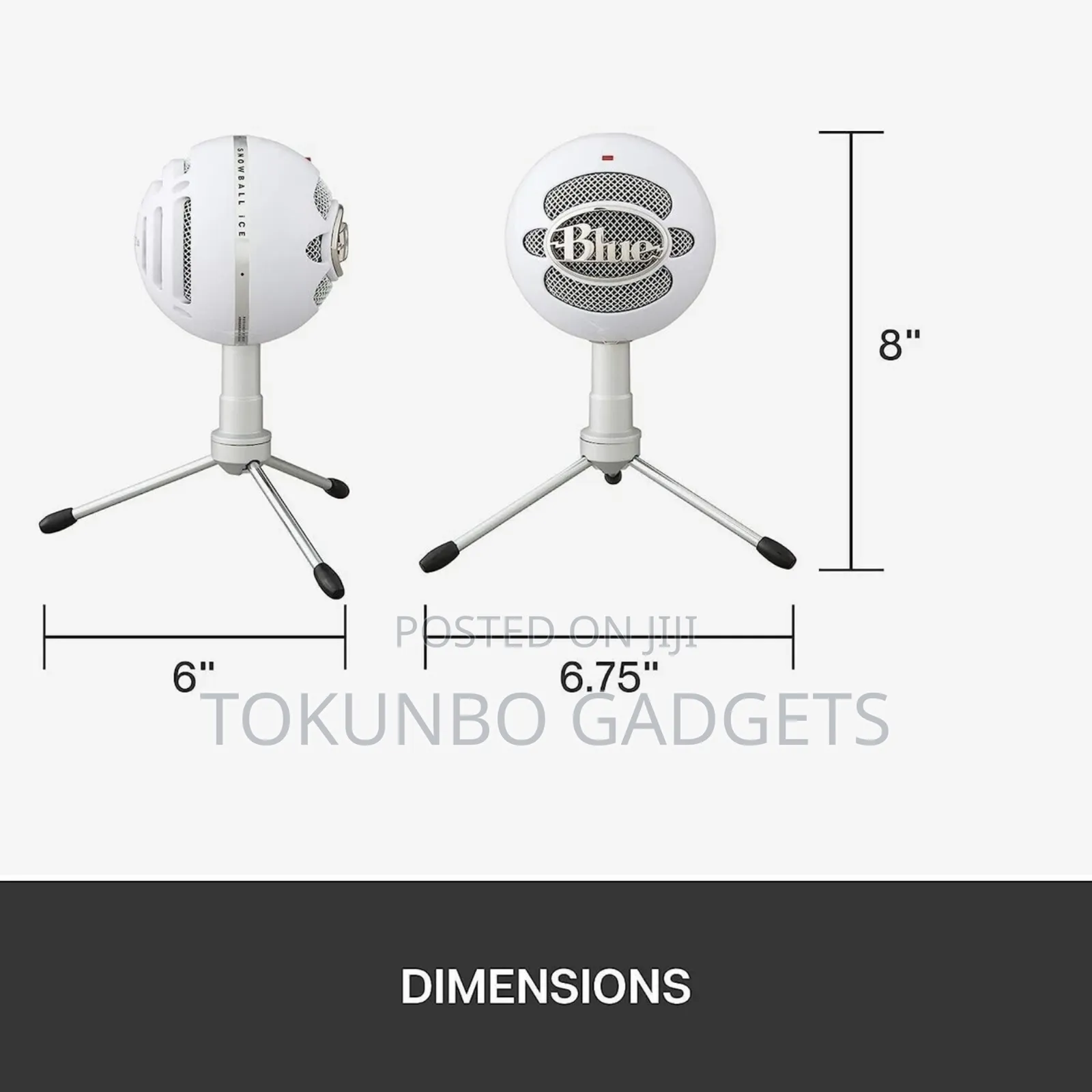 Blue Snowball Ice Usb Mic for Recording and Streaming on Pc