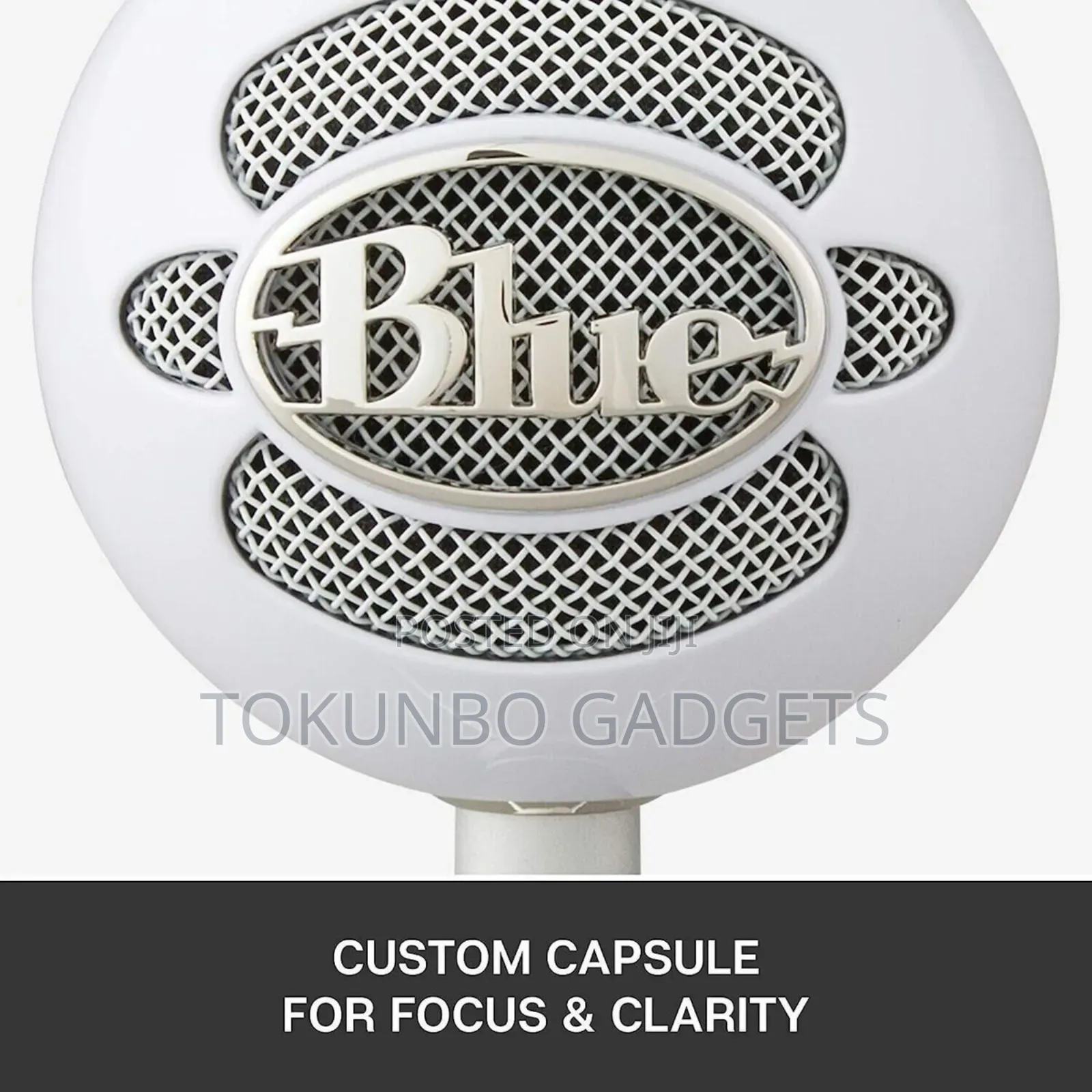 Blue Snowball Ice Usb Mic for Recording and Streaming on Pc