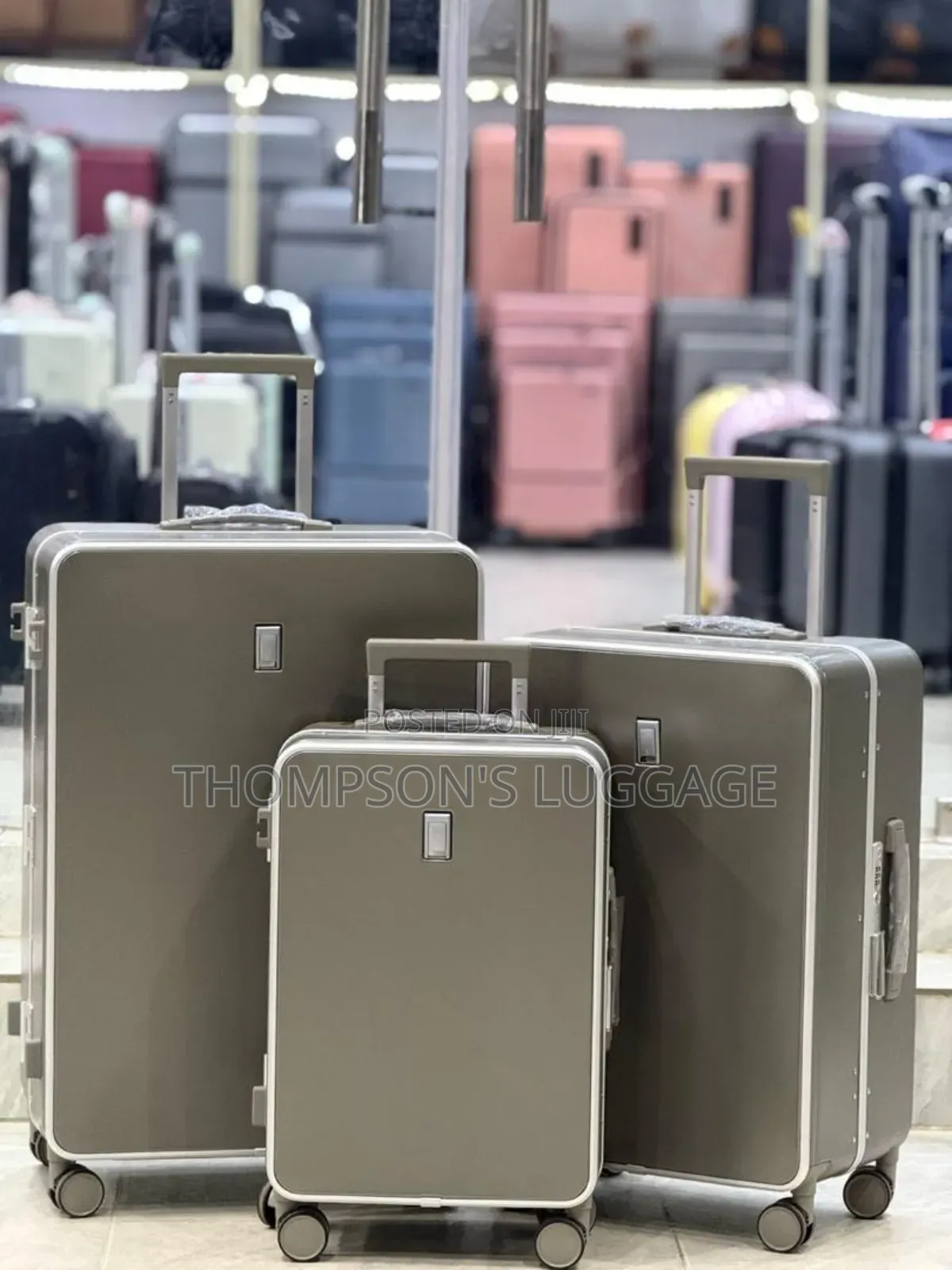 Smooth Plain Aluminum Luggage