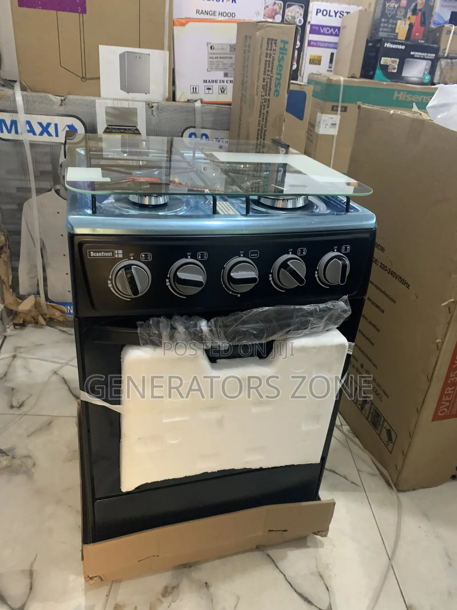 Scanfrost Sf5401b – Family-Friendly Gas Cooker With Oven