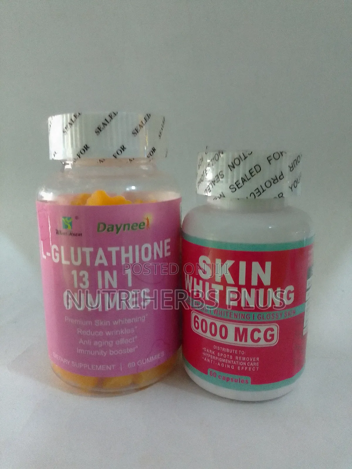 Skin Whitening Capsules+L-Glutathione 3 in 1 Gummies