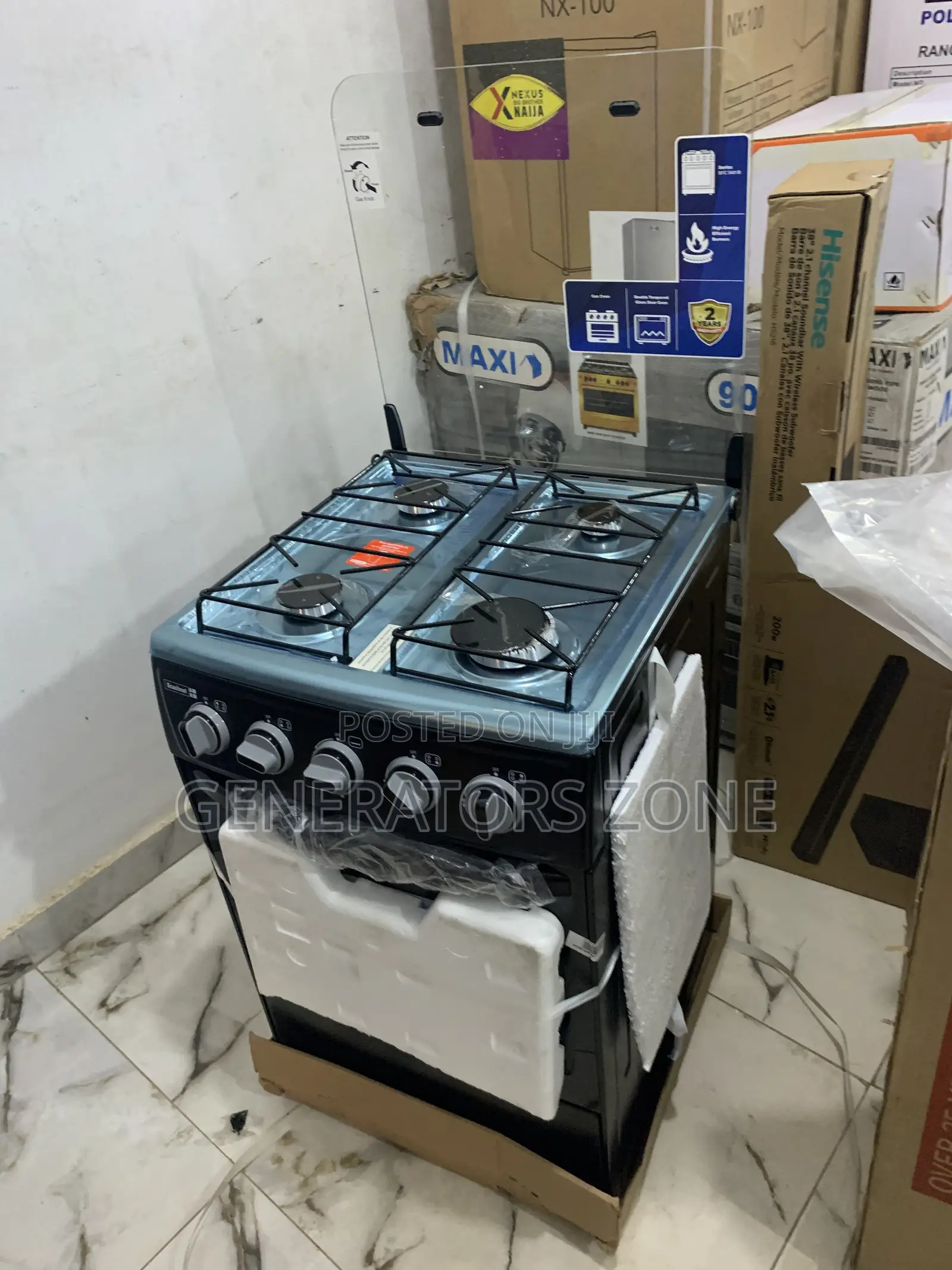 Cook Like a Pro – Scanfrost Sf5401b Gas Cooker With Oven