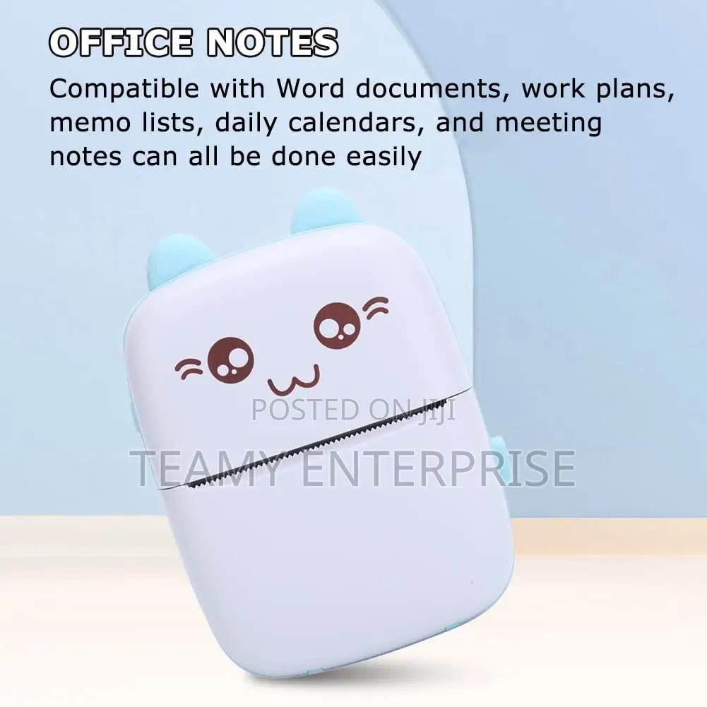 Portable Bluetooth Printer With Paper - Mini Thermal Prints