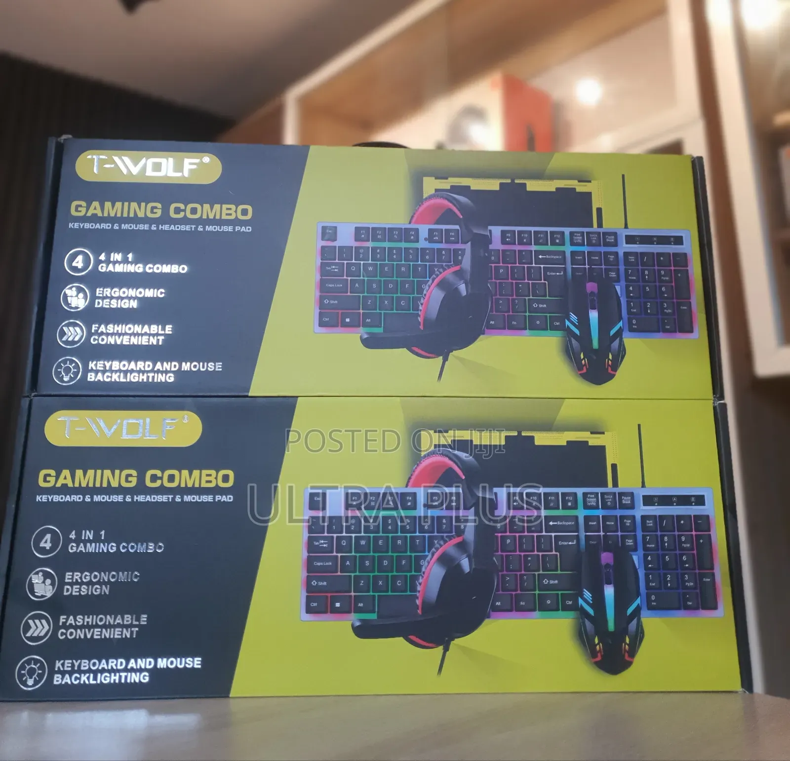 T-wolf Tf240 4-in-1 Gaming Keyboard