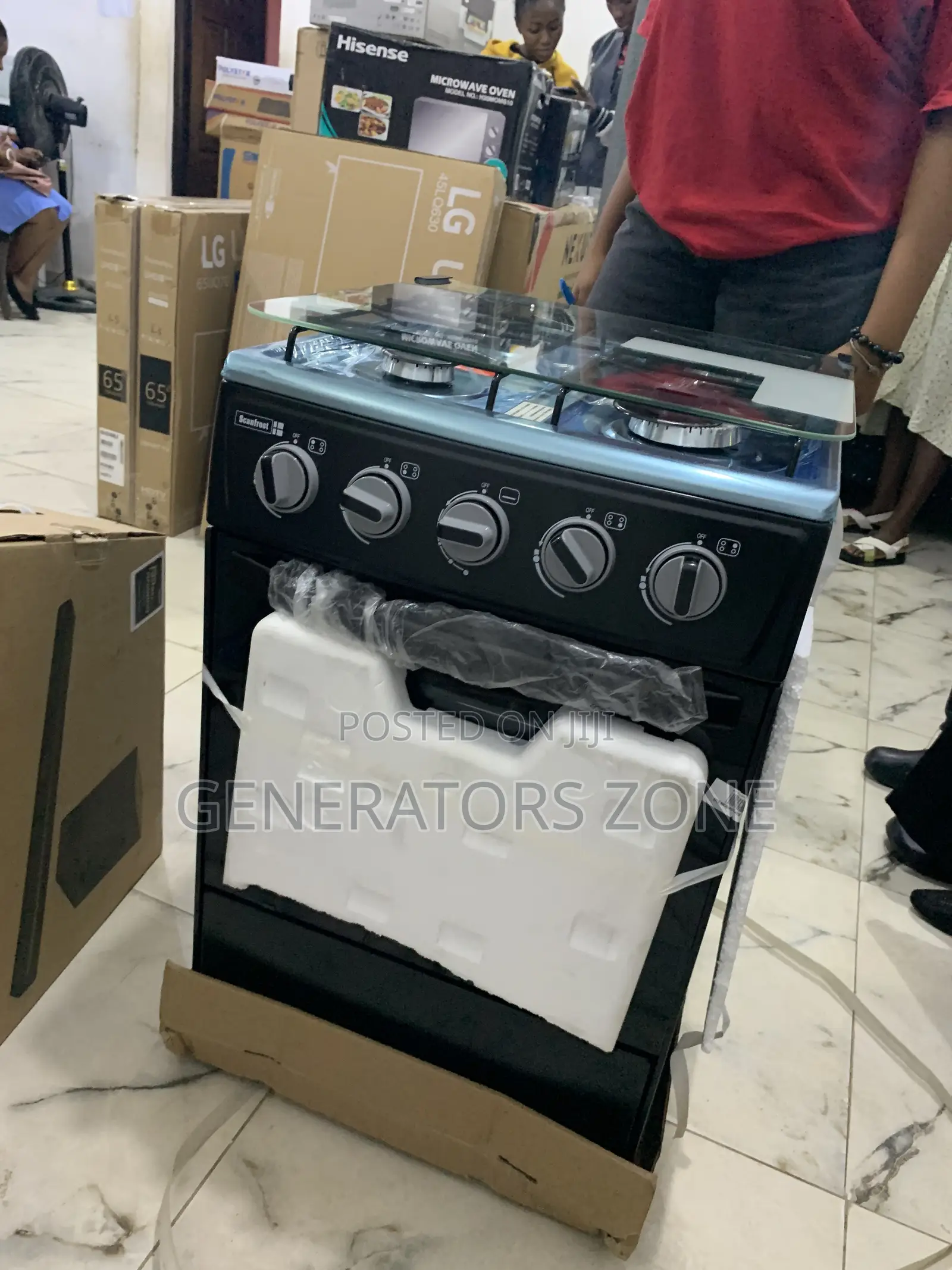 Mealtime Made Easy: Scanfrost 4-Burner Cooker With Oven