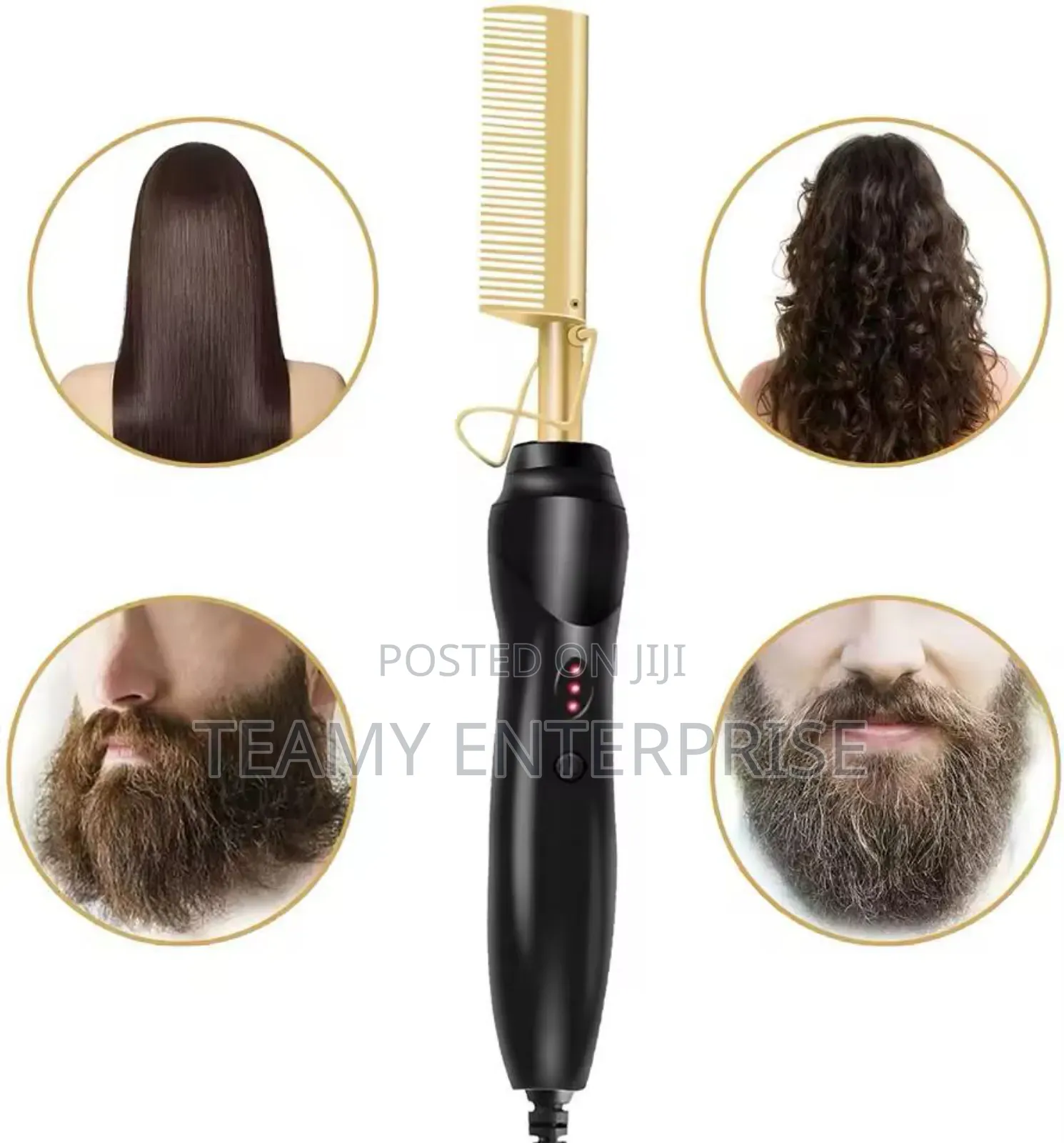 Gold Tooth Hot Comb - Hair Straightener