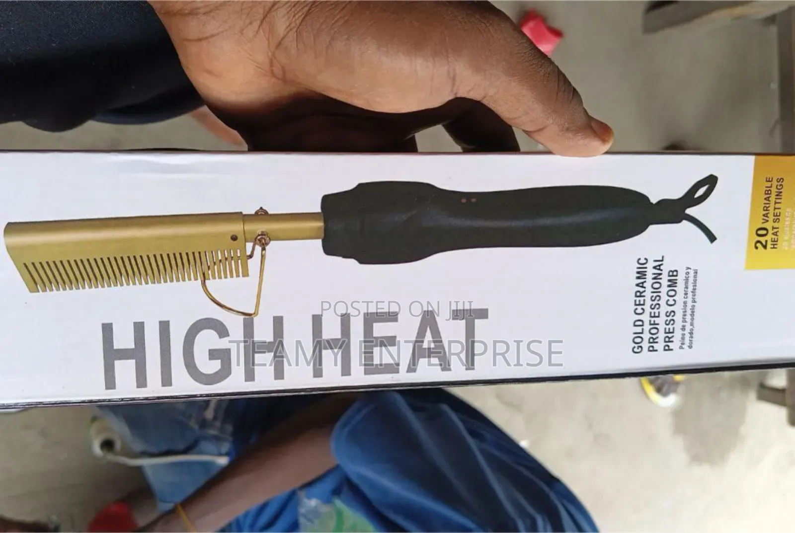 Gold Tooth Hot Comb - Hair Straightener