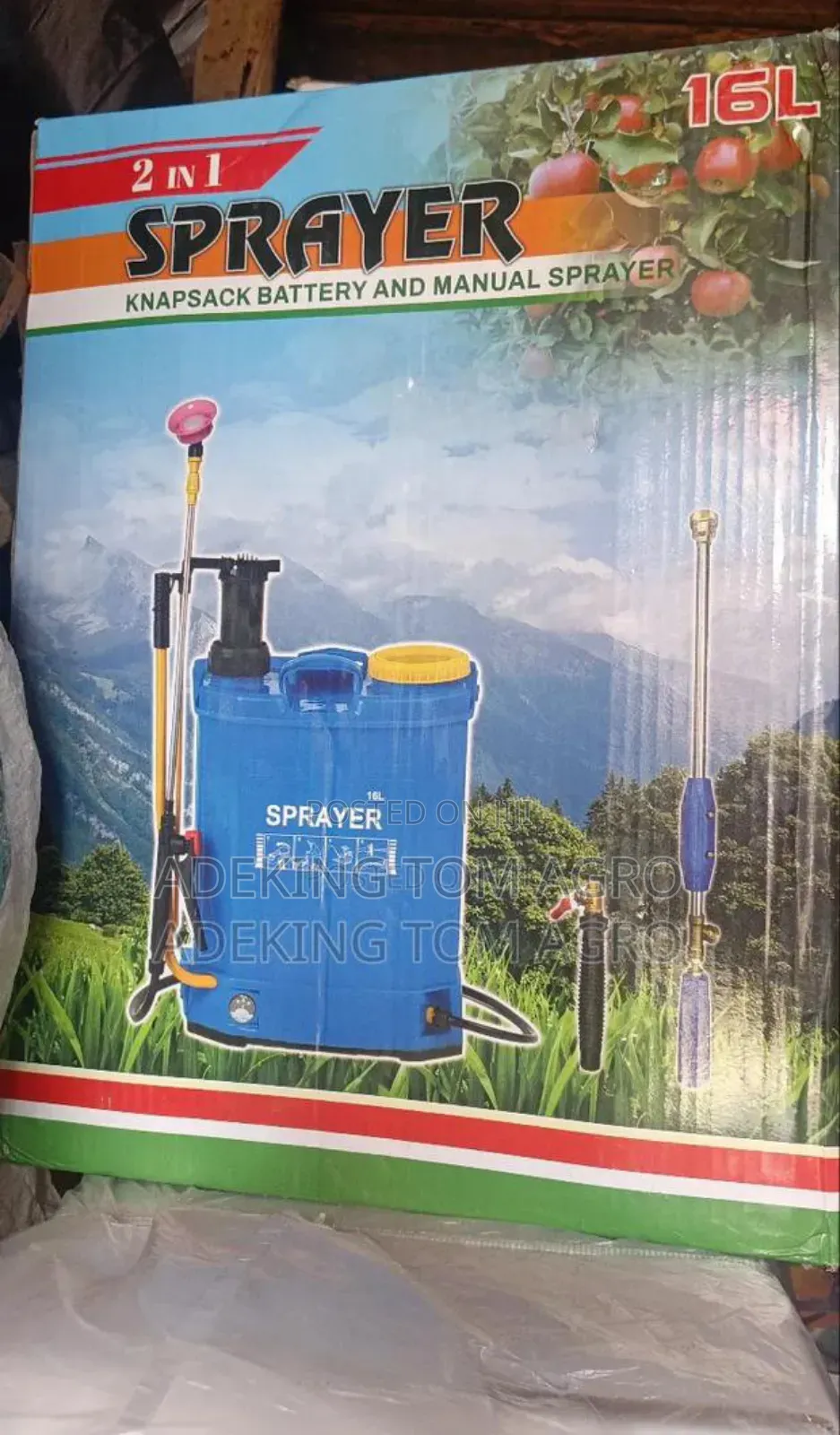 Rechargeable Chemical Sprayer 2 in 1