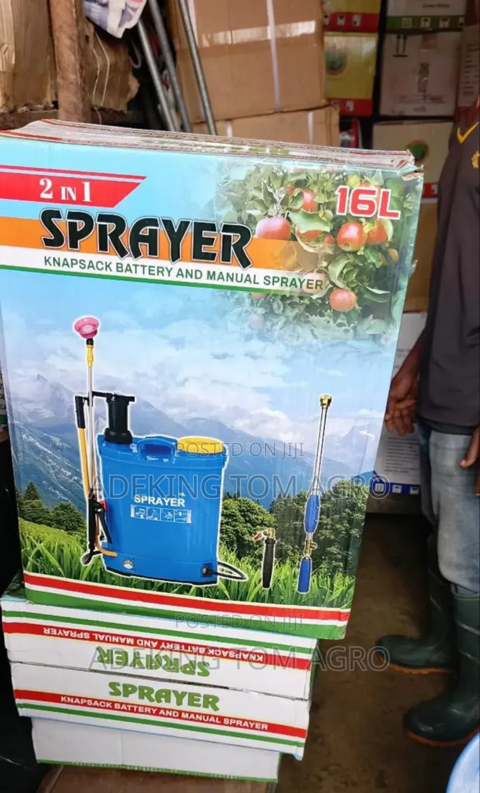 Rechargeable Chemical Sprayer 2 in 1