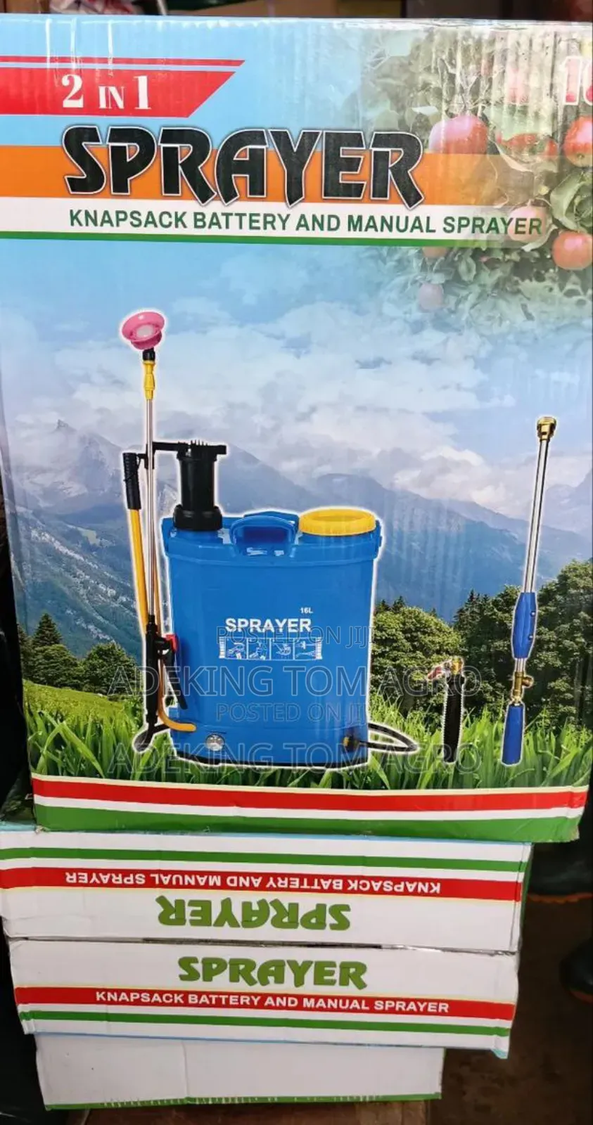 Rechargeable Chemical Sprayer 2 in 1