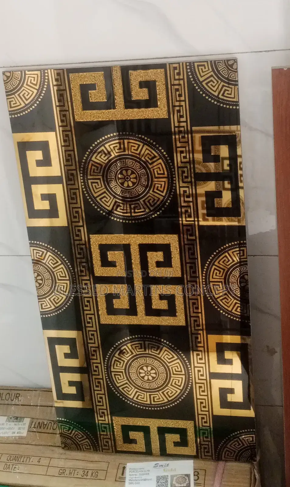 Quality Glass Versace Deco Tiles, Good for Sketching Wall.Size: 30x60