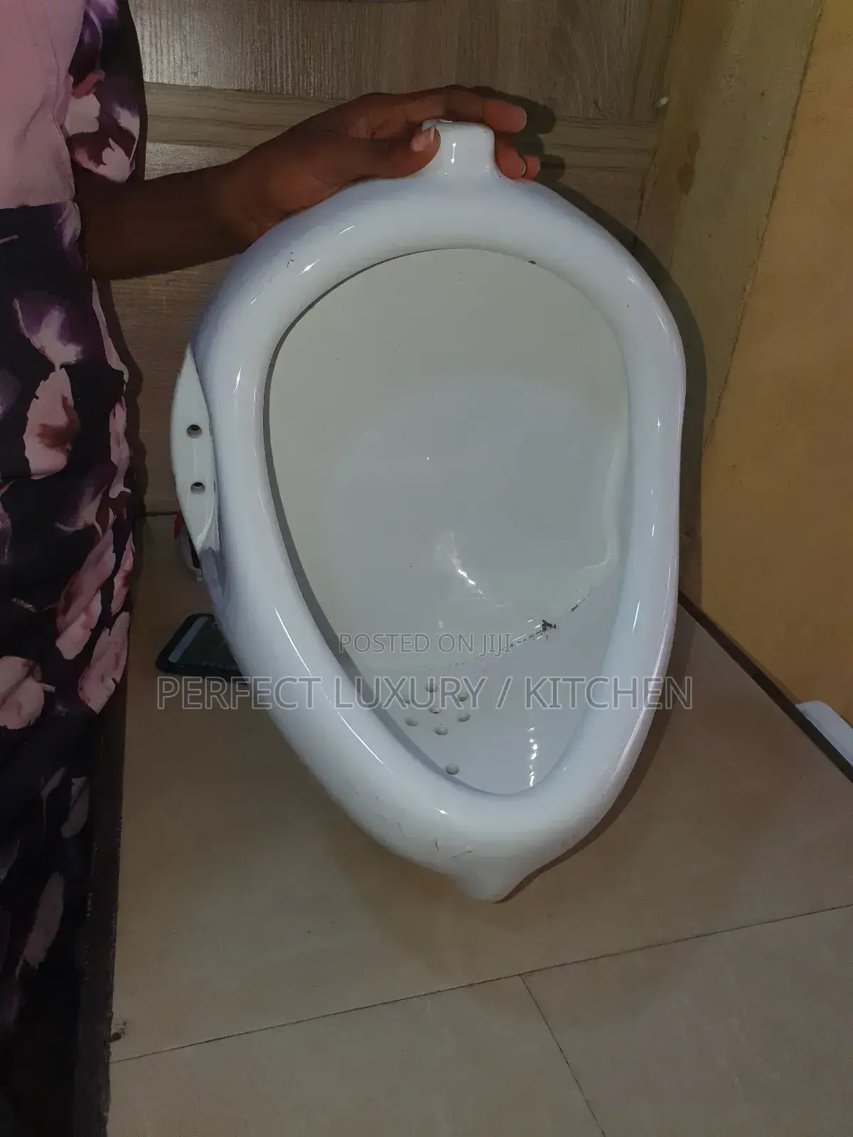 Small White Urinary Bowl