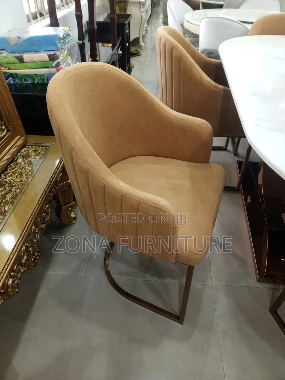 Luxury Home Dining Chairs Fabric