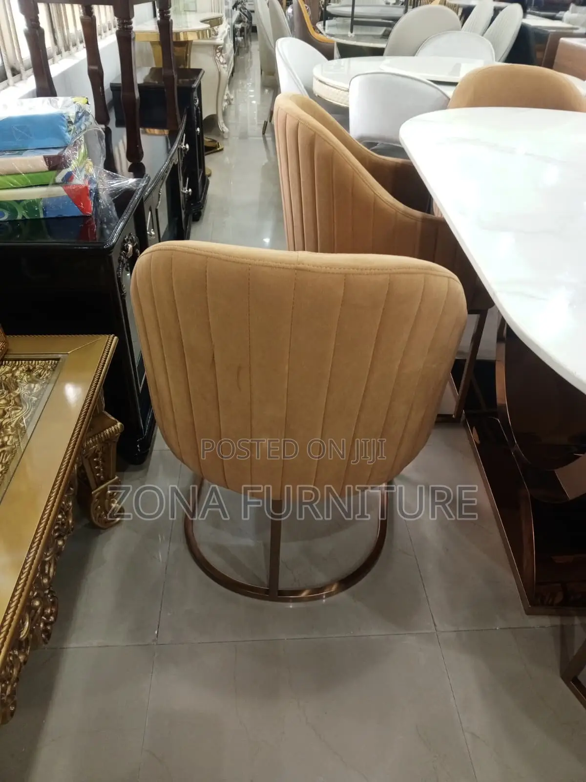 Luxury Home Dining Chairs Fabric