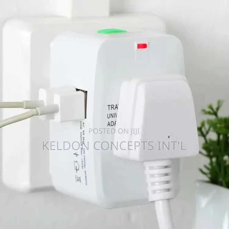 Travel Adapter With 2 Usb Port Moq:50pcs