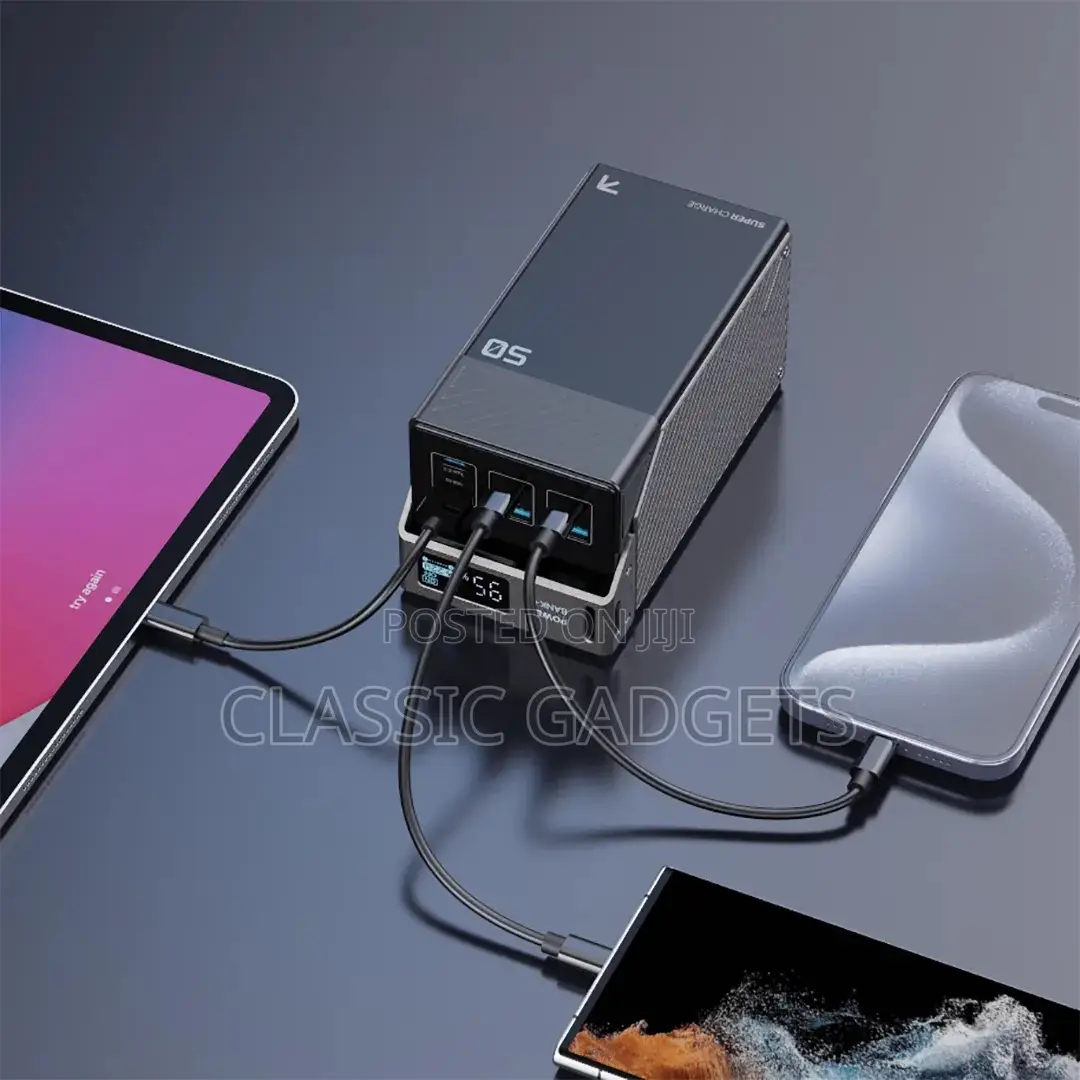 Powerology Pp068 65w 50,000 Mah Laptop Power Bank