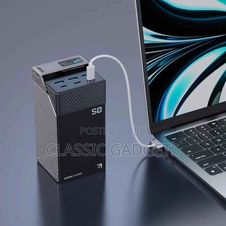 Powerology Pp068 65w 50,000 Mah Laptop Power Bank
