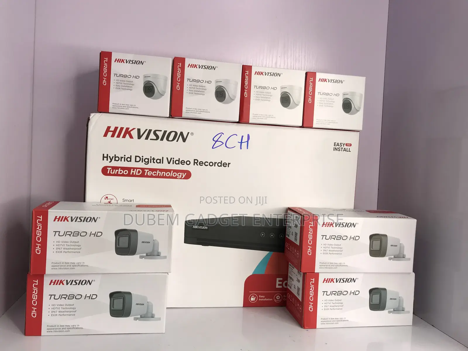 Hikvision 8 Channel DVR + 8 Cameras