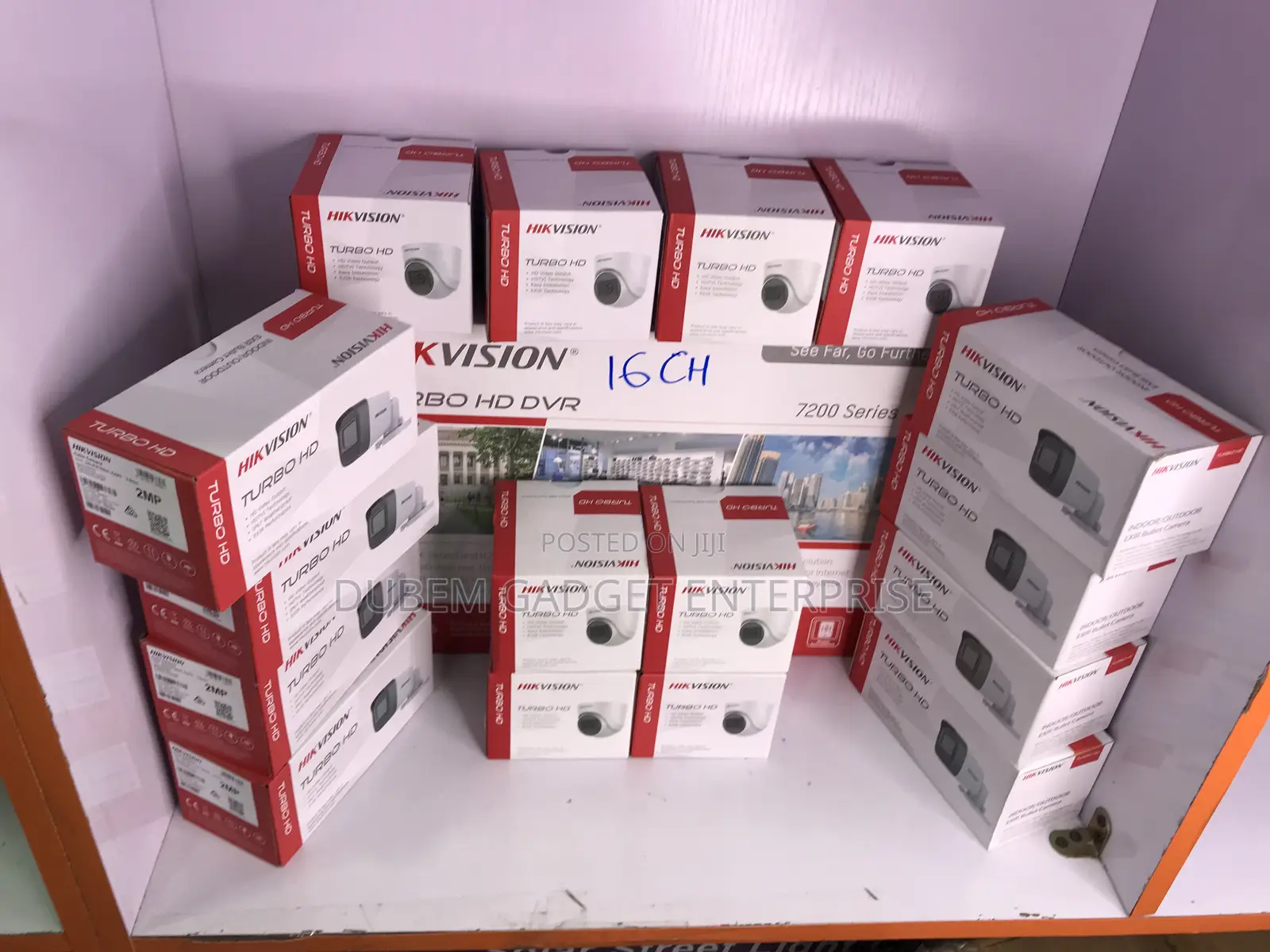 Hikvision 16 Channel DVR + 16 Cameras