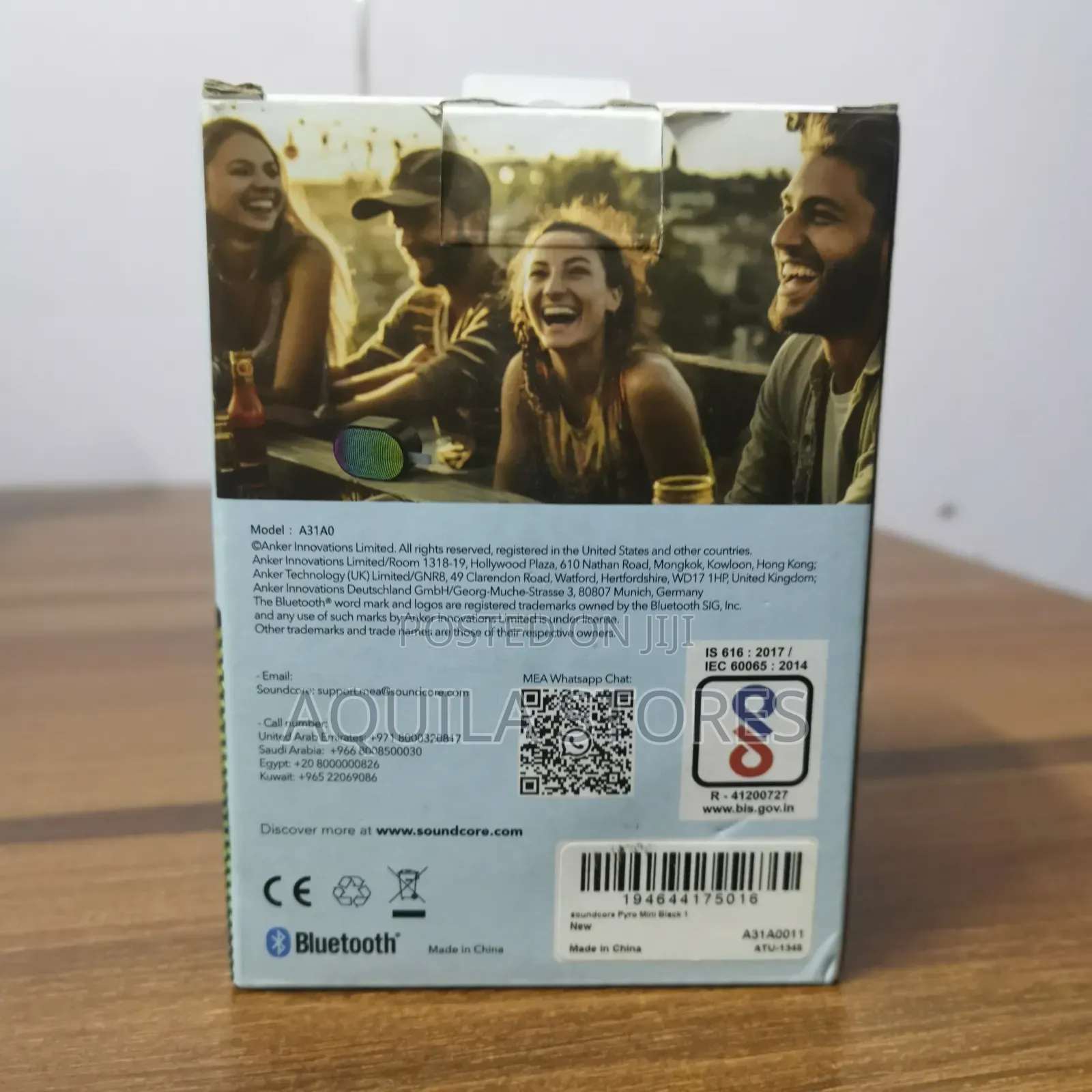 Anker Soundcore Pyro Mini Portable Bluetooth Speaker