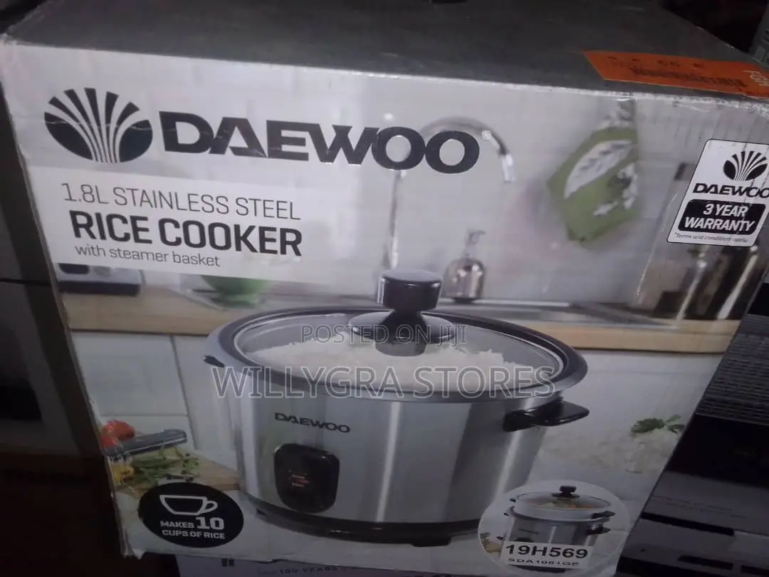 Daewoo 1.8l Rice Cooker With Steamer - 700w