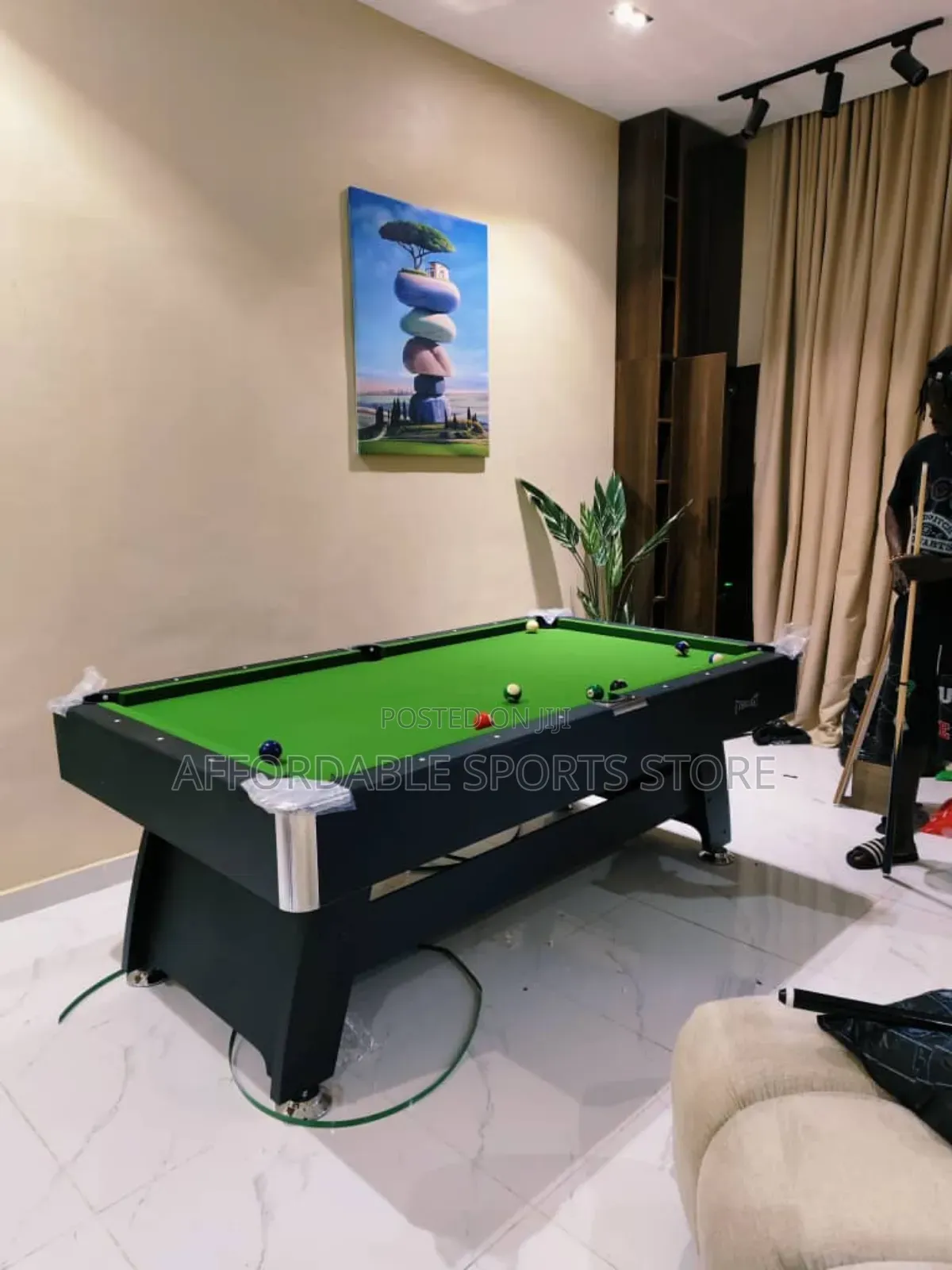 7ft Classically Made Foreign Design Snooker Board