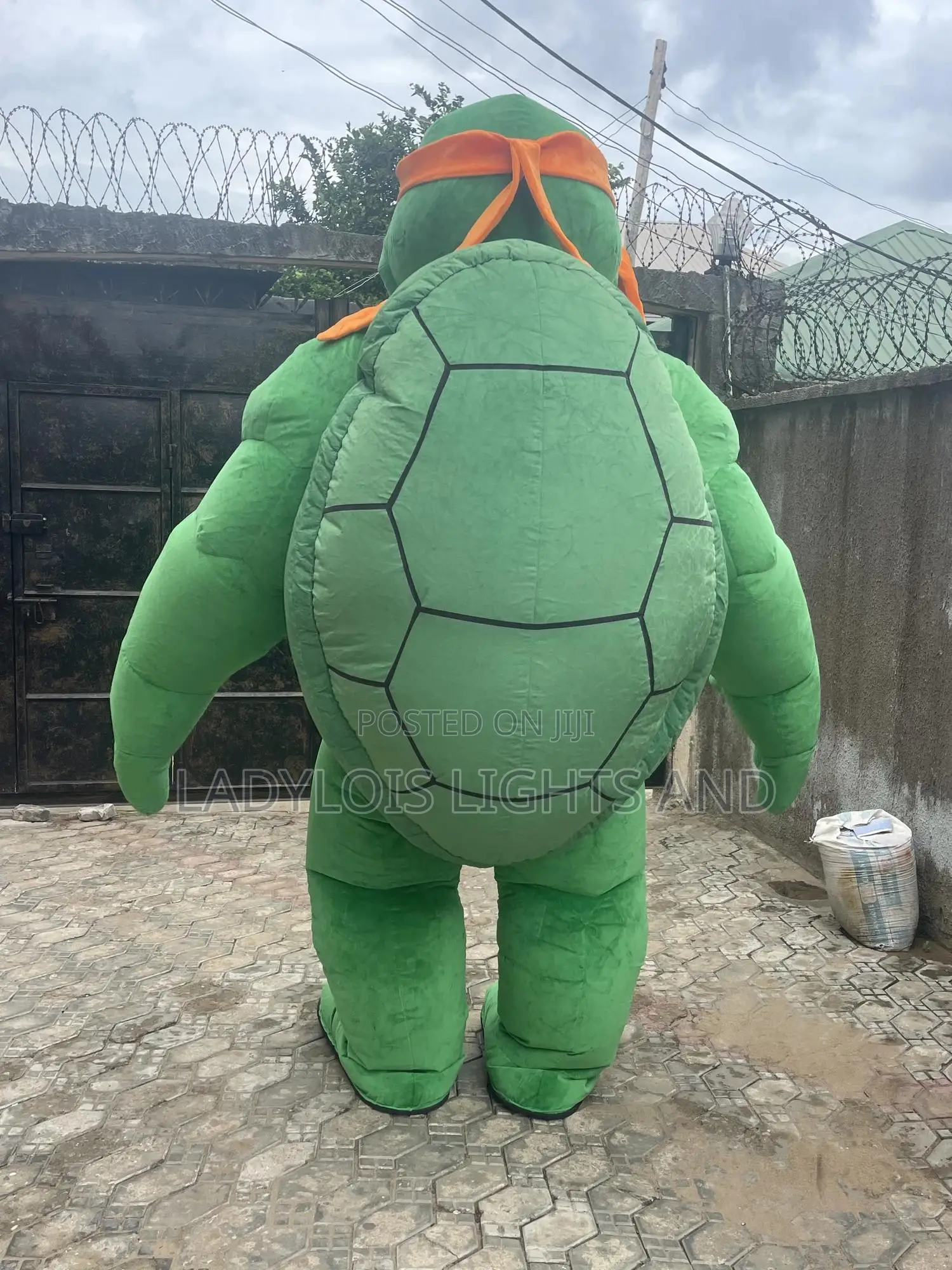 Inflatable Turtle Ninja Mascot Costume