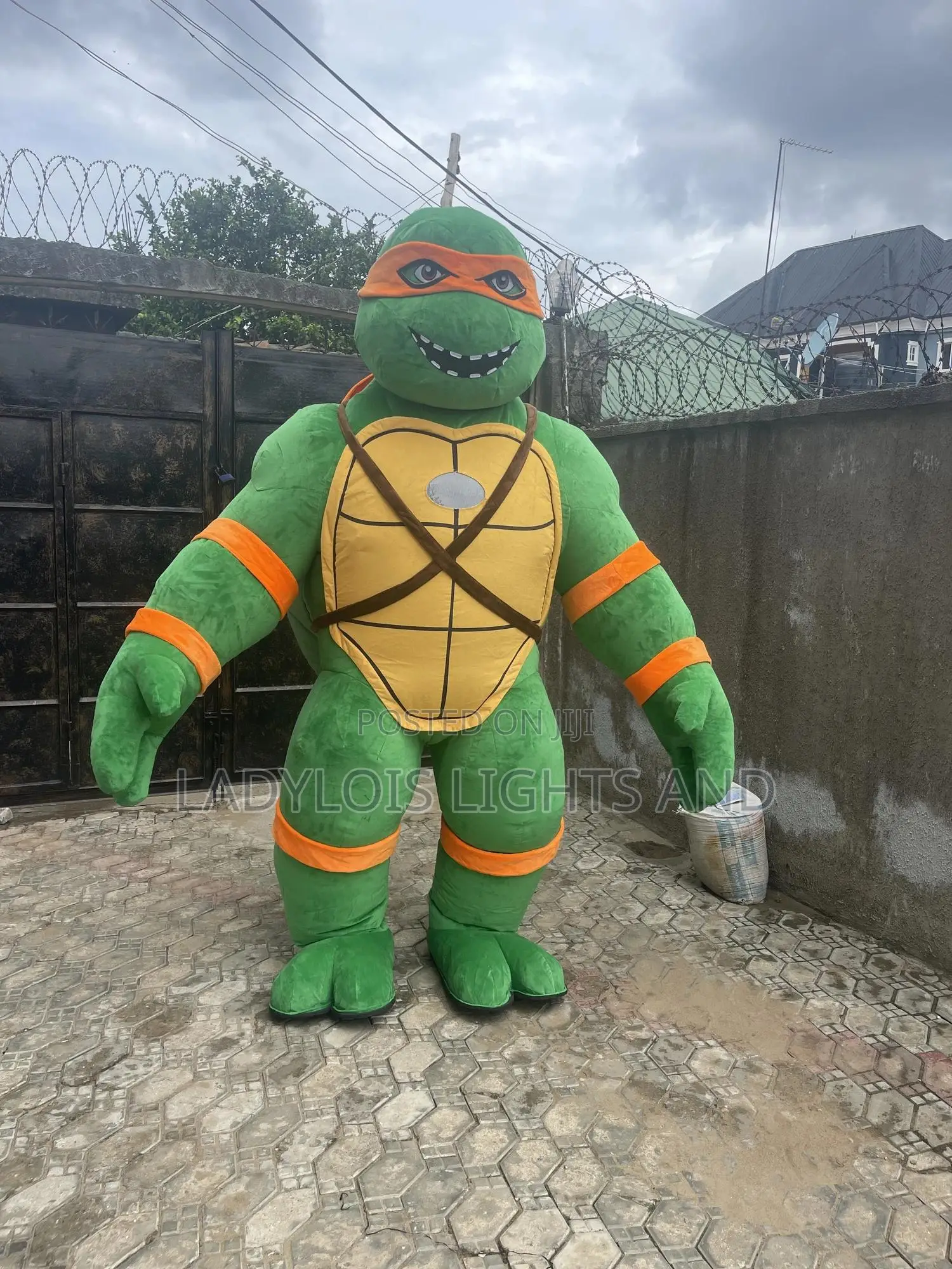 Inflatable Turtle Ninja Mascot Costume