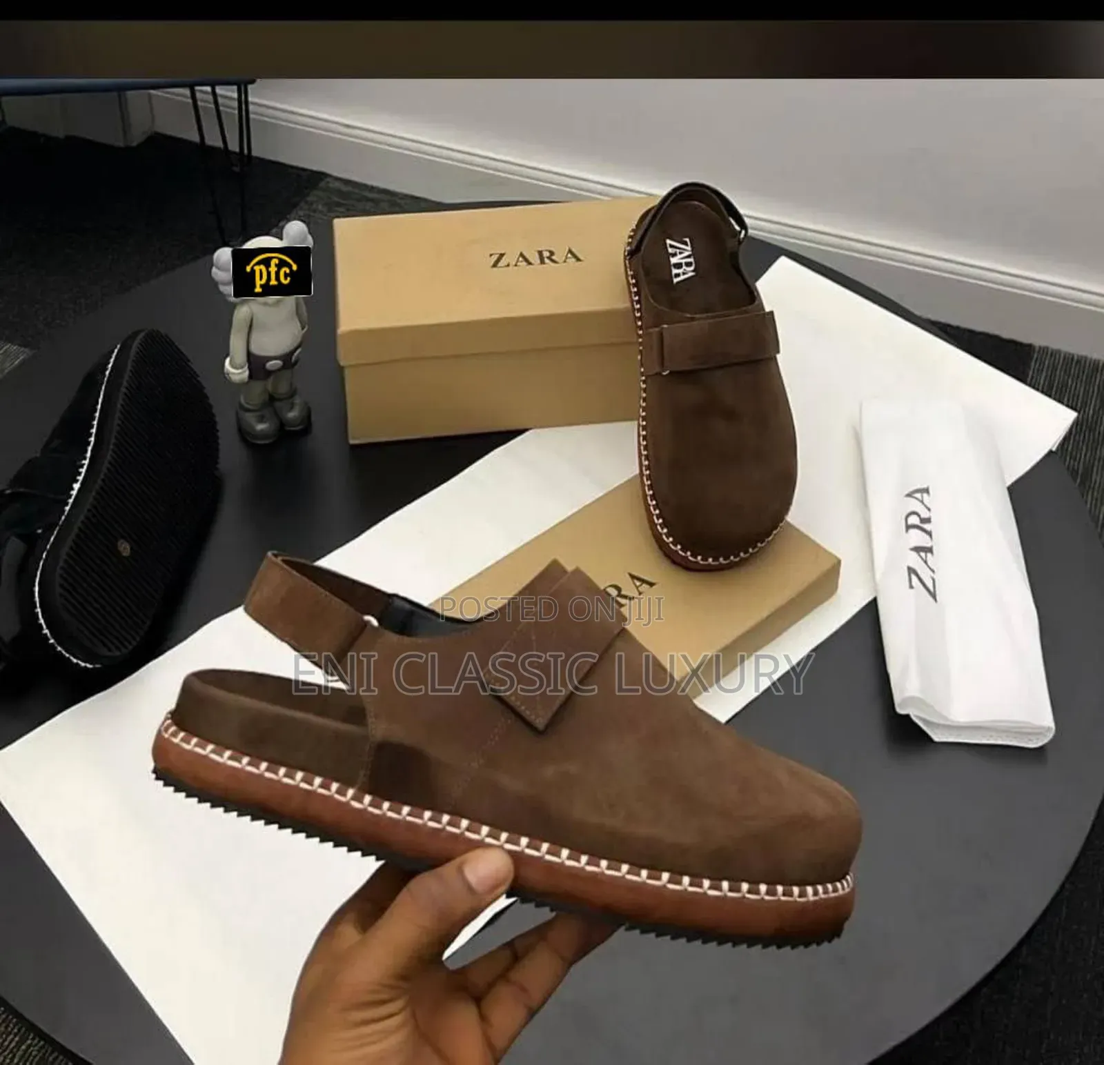 💯 Quality Luxury Men's Sandals Zara Well Branded Package