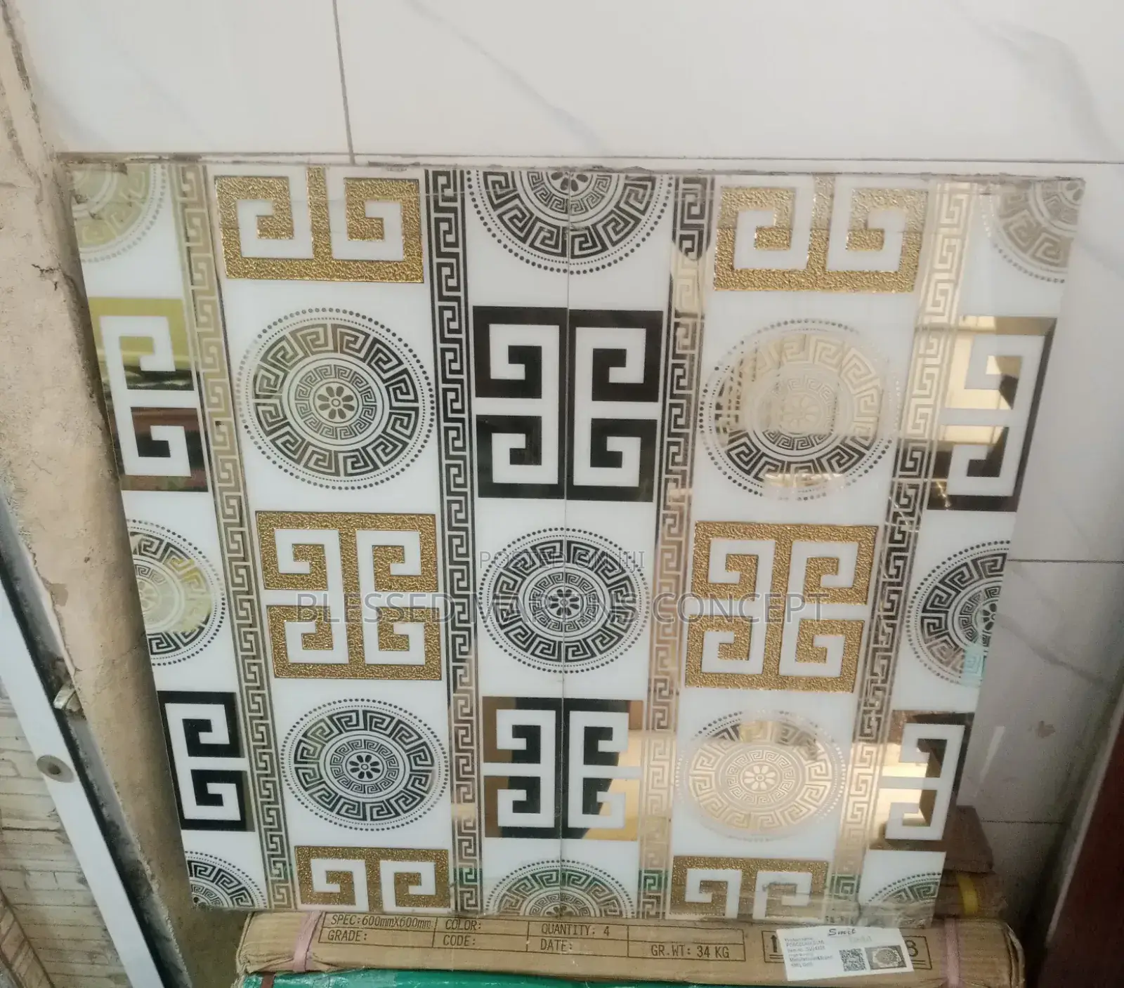 Quality Glass Versace Deco Tiles, Good for Sketching Wall.Size: 30x60