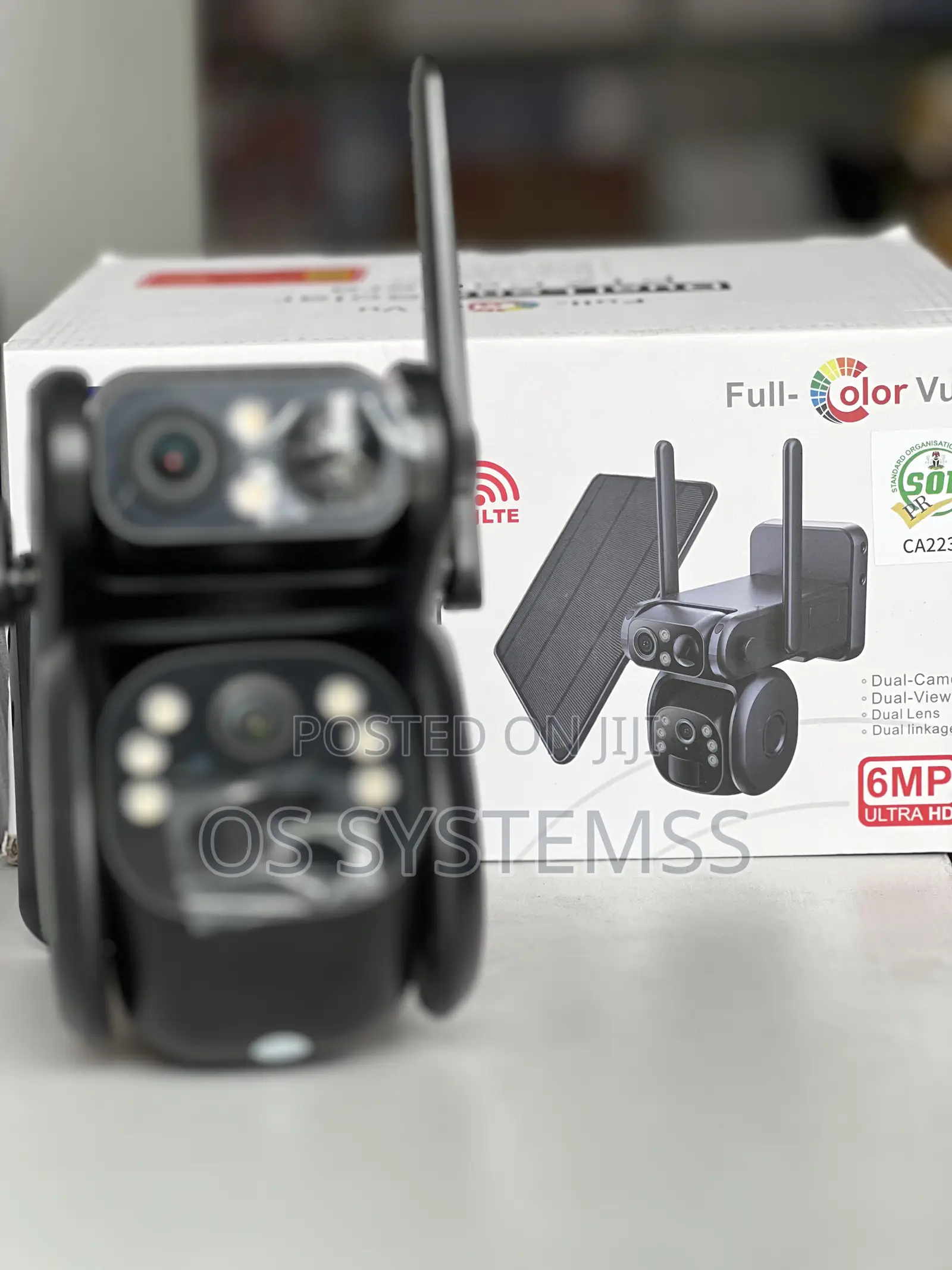 Ultra Hd Dual-Camera Solar PTZ Security Camera