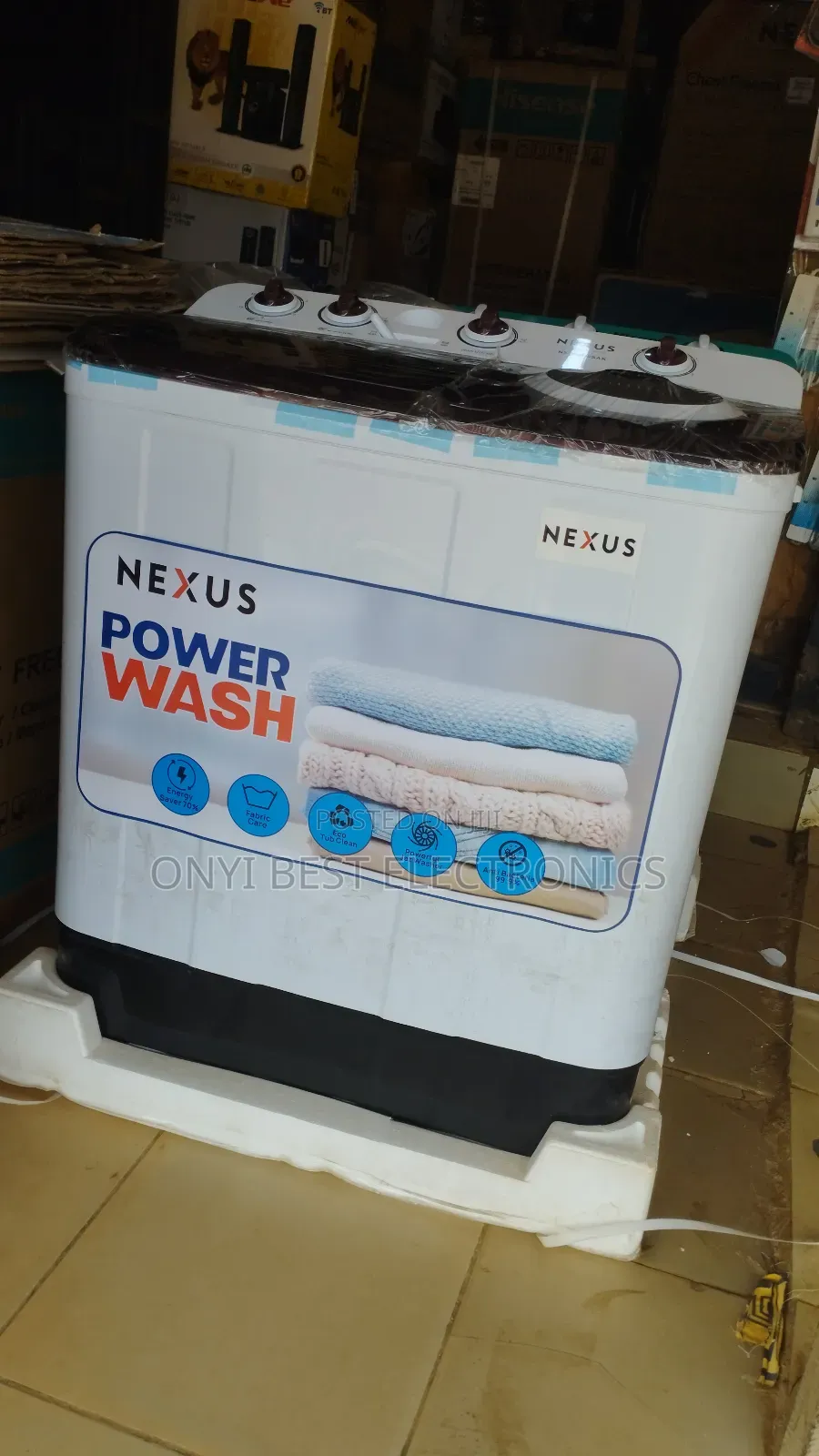 Nexus 9kg Twin Tub Washing Machine Wm-9sak