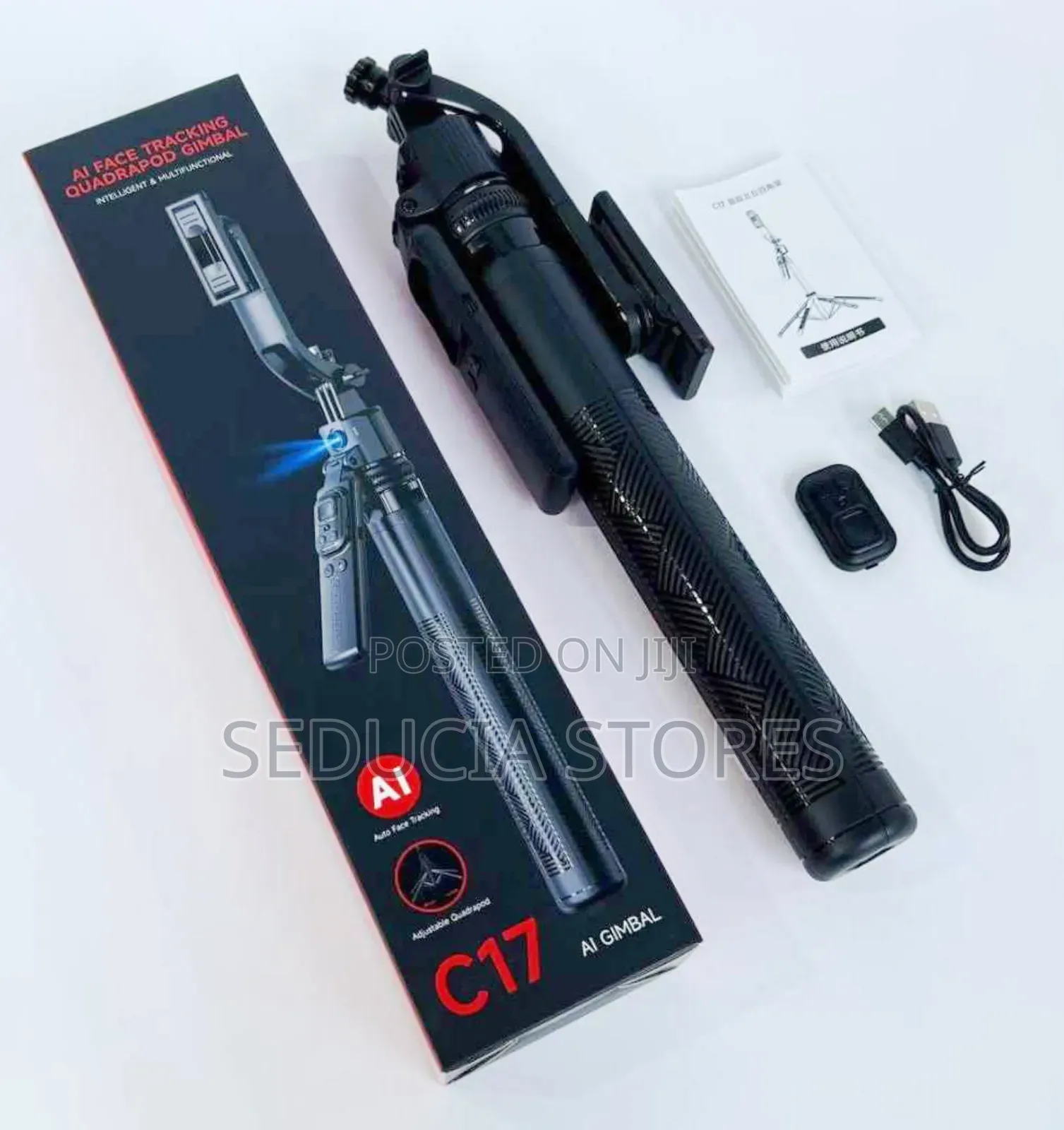 C17 Auto Face Tracker Ai Selfie Stick