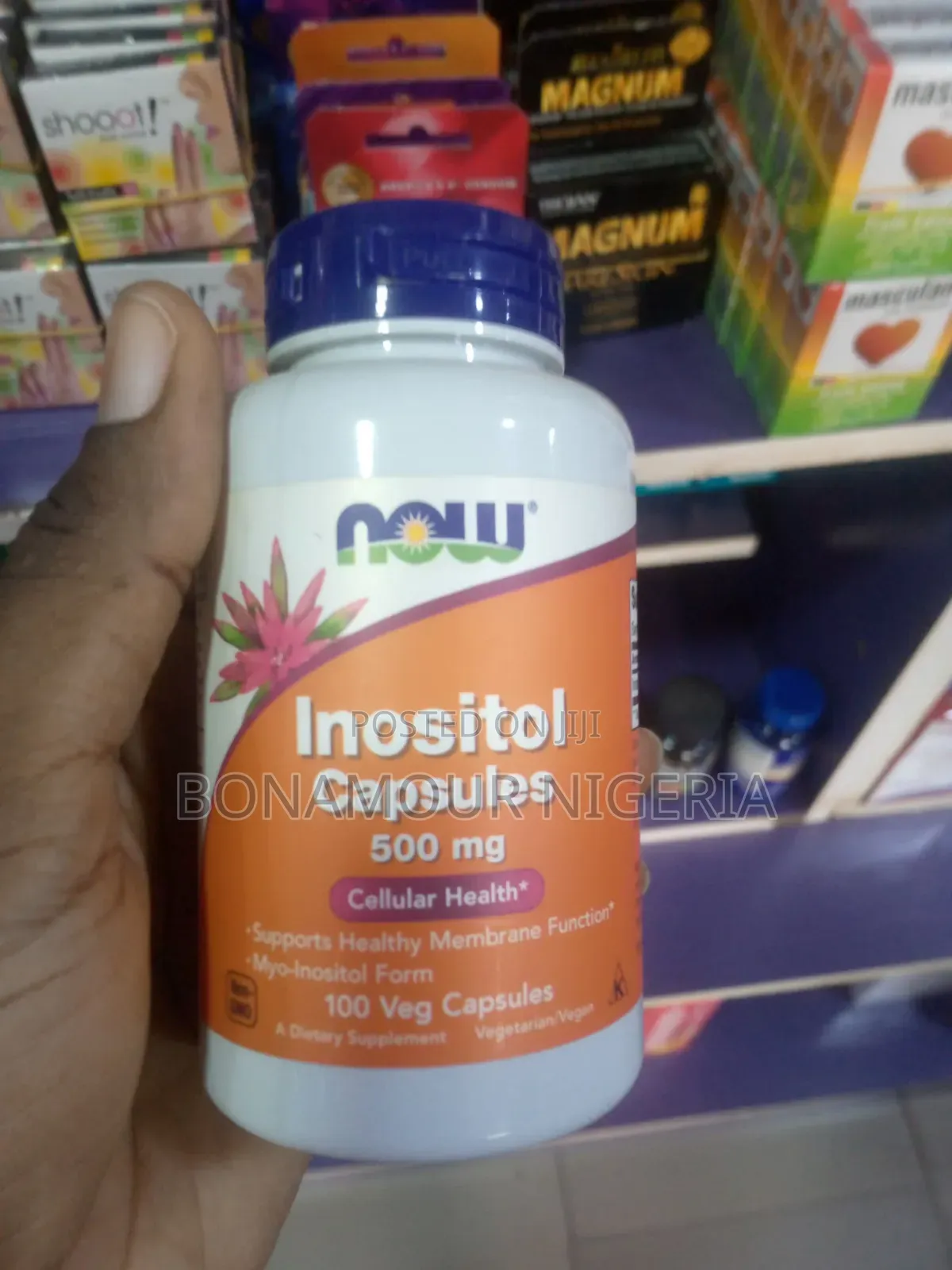 Now Inositol 500mg X100 Veg Caps