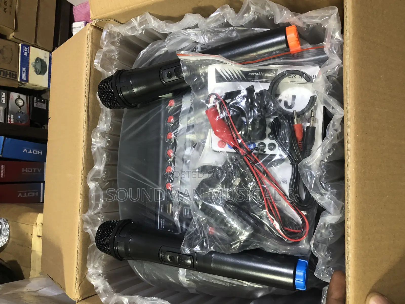 Ailipu Portable Party Speaker Public Address Heavy Bass Sound System