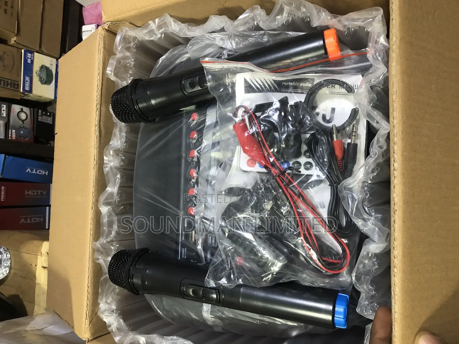 Ailipu Portable Party Speaker Public Address Heavy Bass Sound System