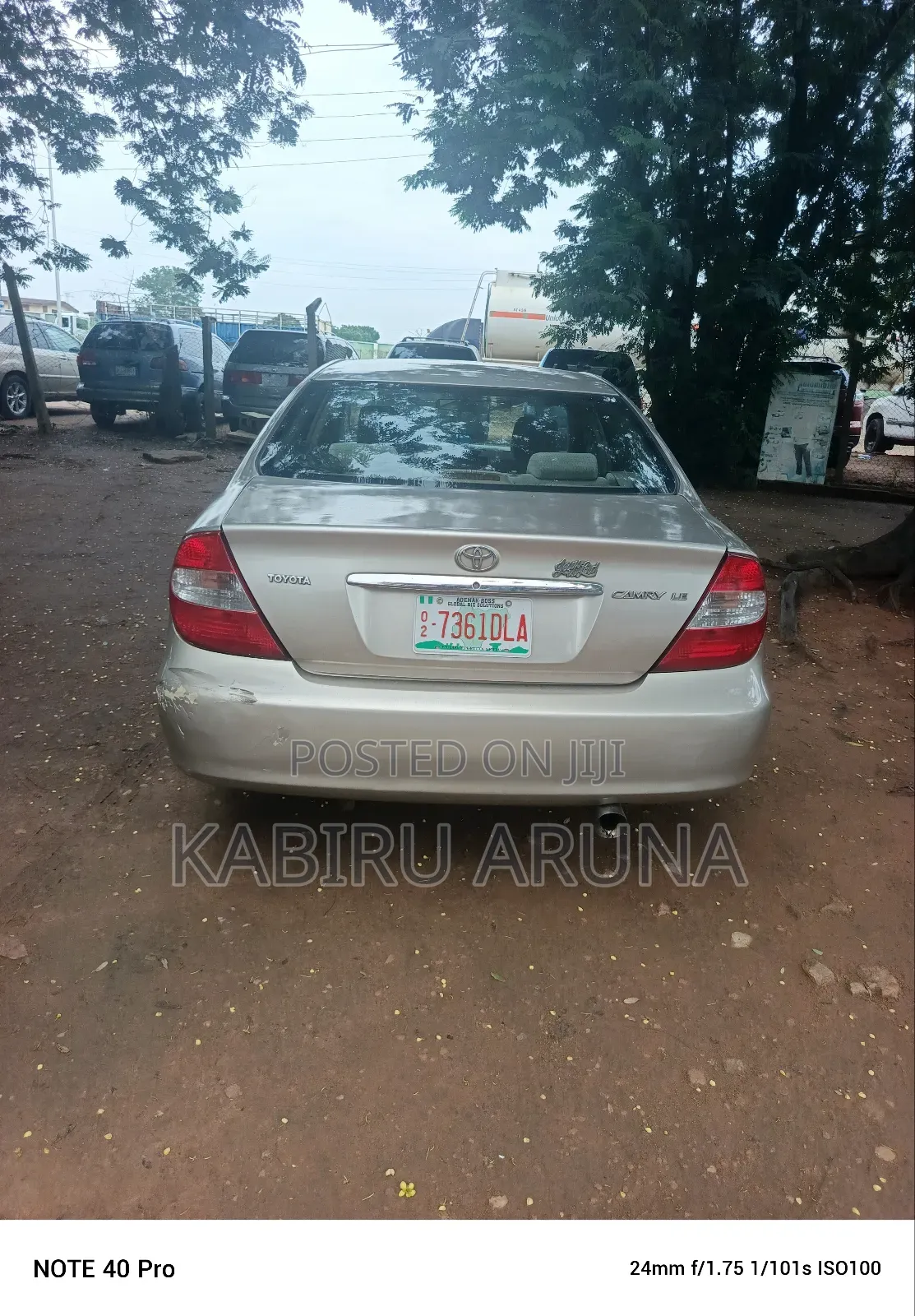 Toyota Camry 2002 Gold
