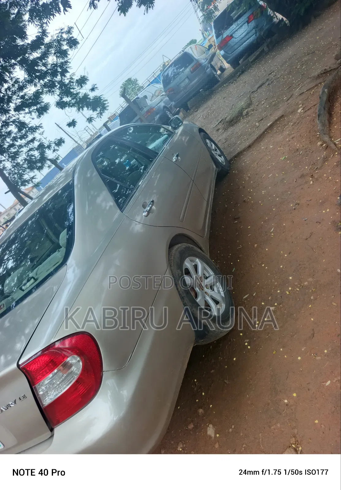 Toyota Camry 2002 Gold