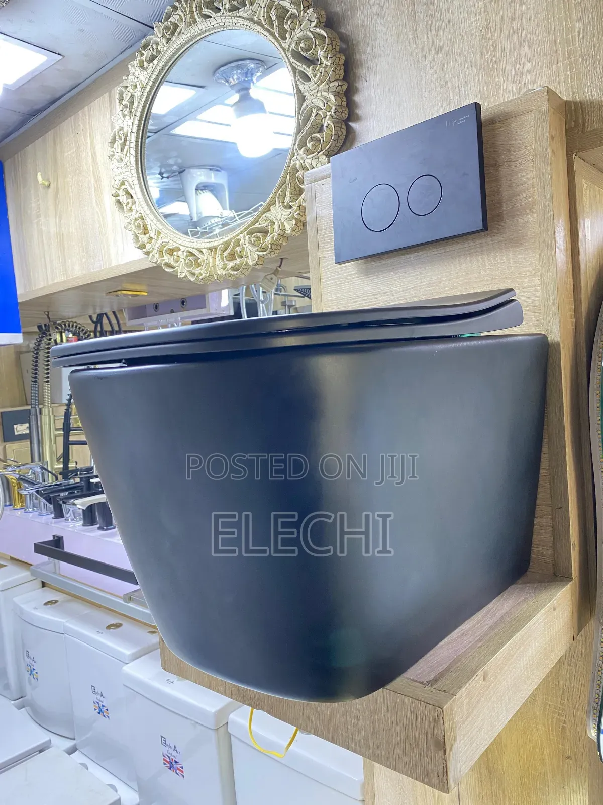 Mat Black Wall Hung Wc