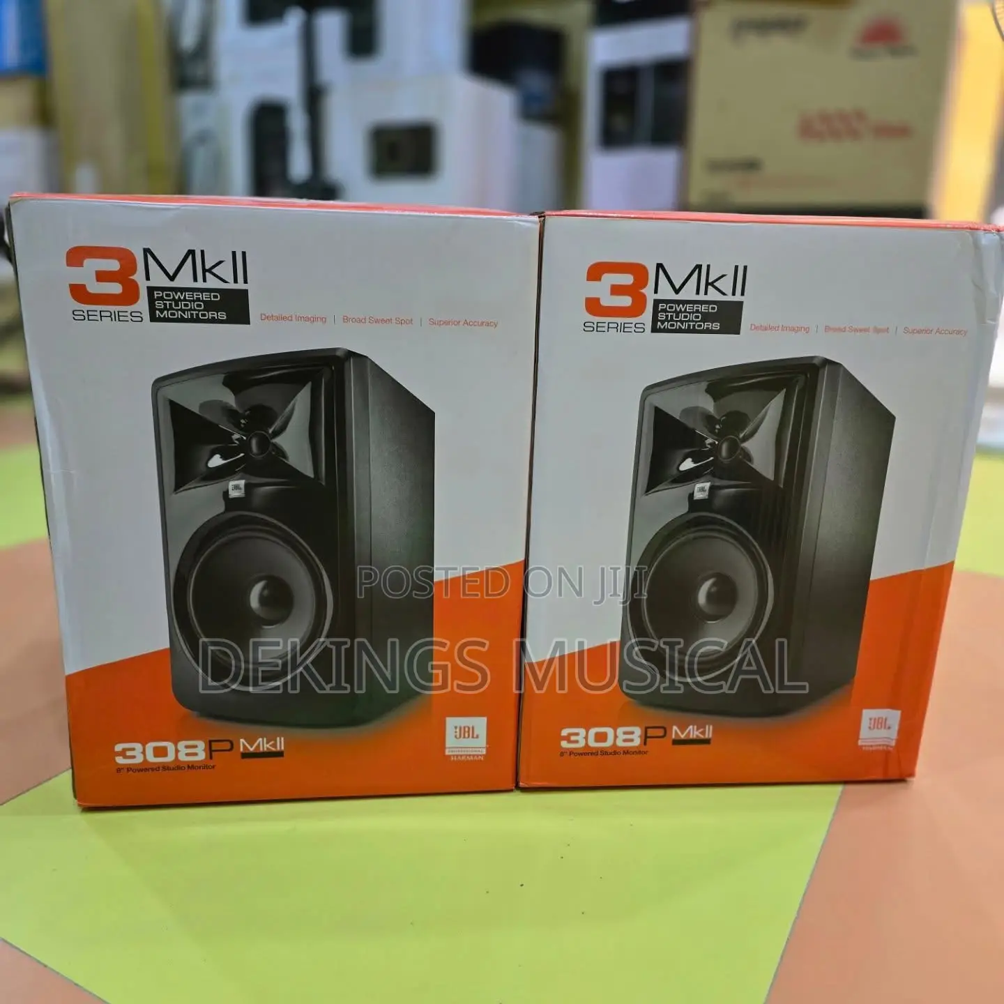 JBL 308p Mkii 8-Inch Powered Active Studio Monitor Speaker