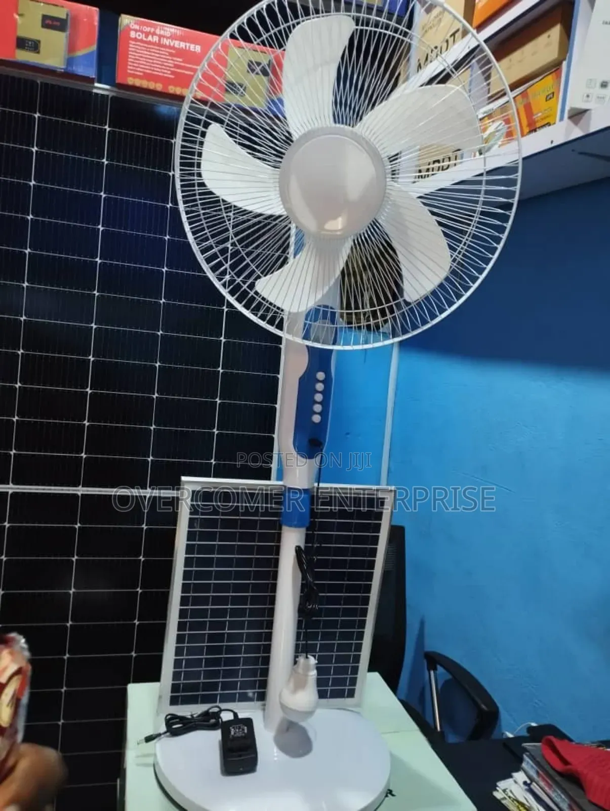 Solar Fan With Panel