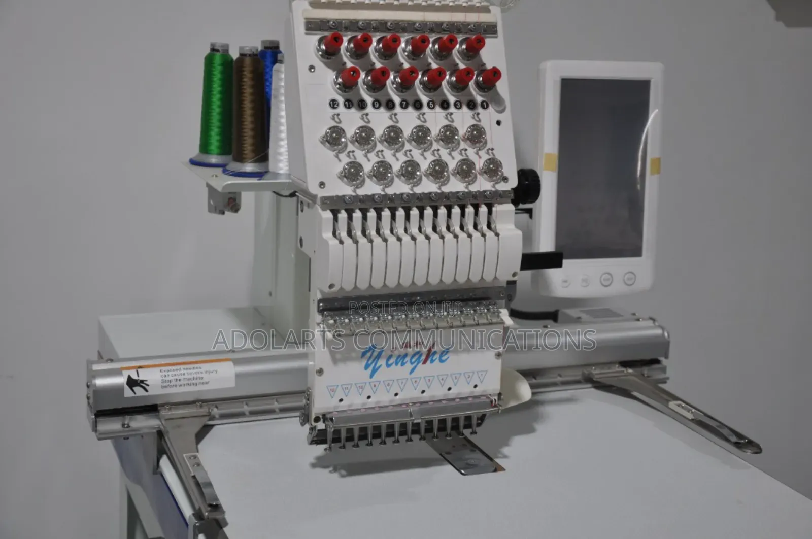 500x1200 Single Head Embroidery Monogram Machine for Agbada