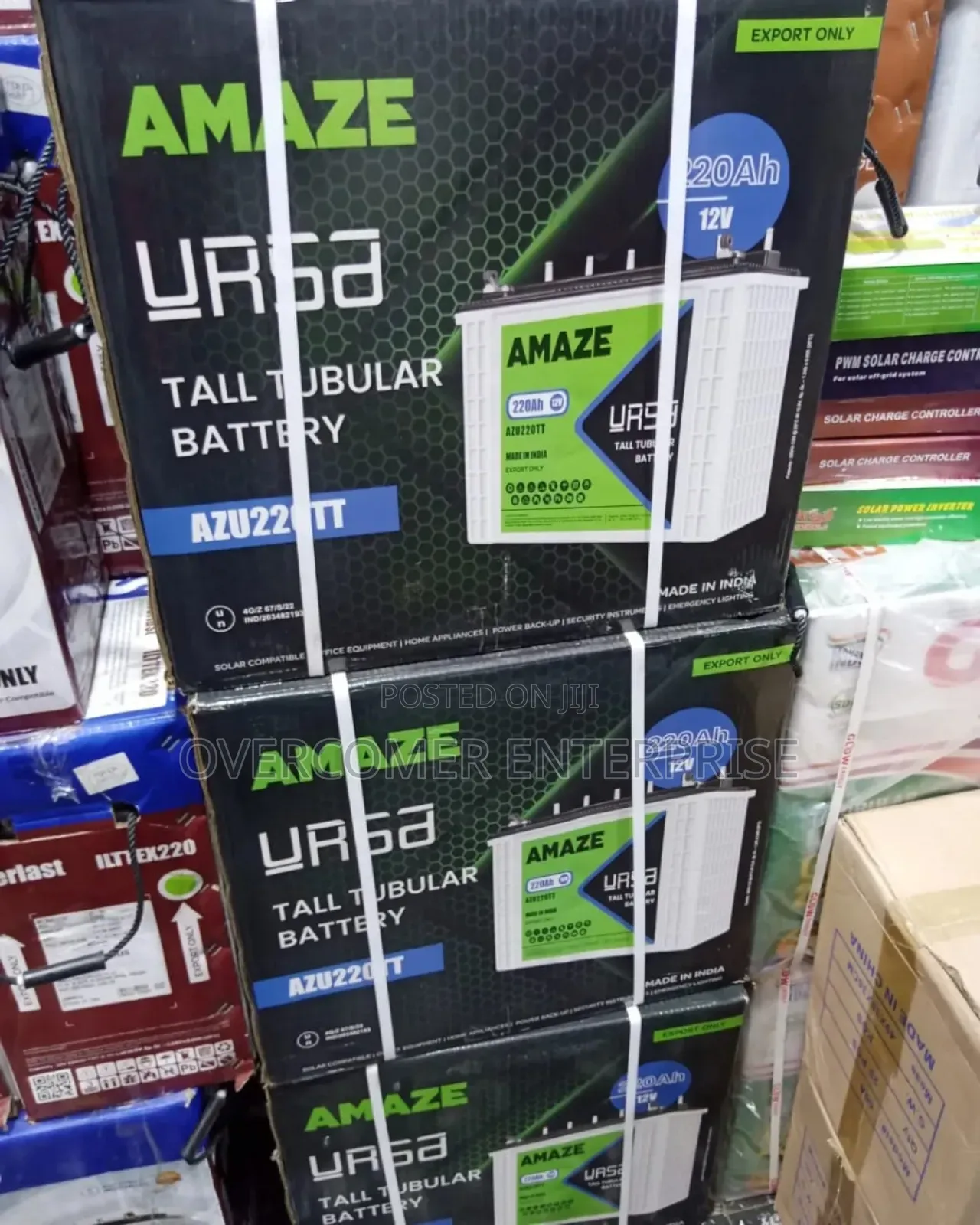 Tall Tubular Battery 220ah 12v