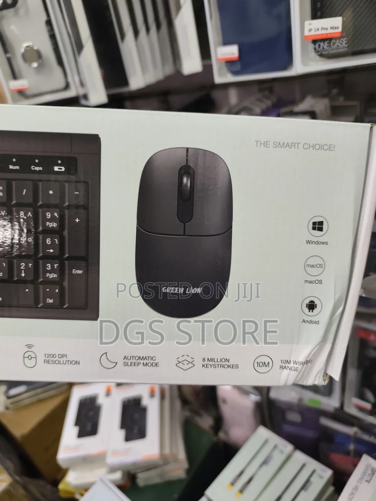 Green Lion Slim GKM 200 Wireless Keyboard Mouse